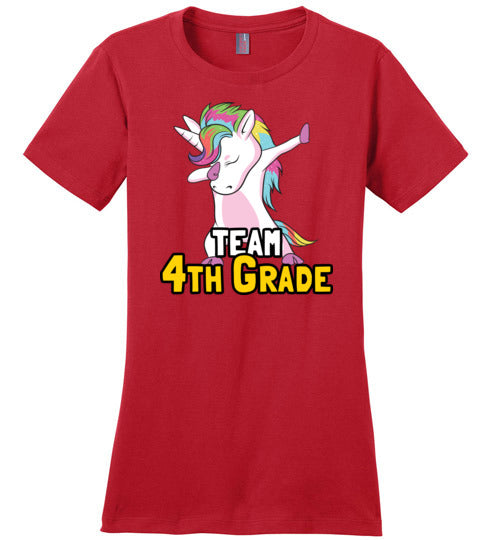 Dabbing Unicorn Team Fourth Grade