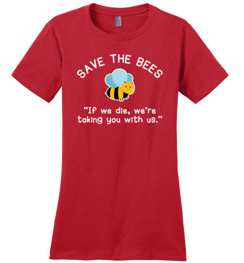Save The Bees Taking You With Us Canvas