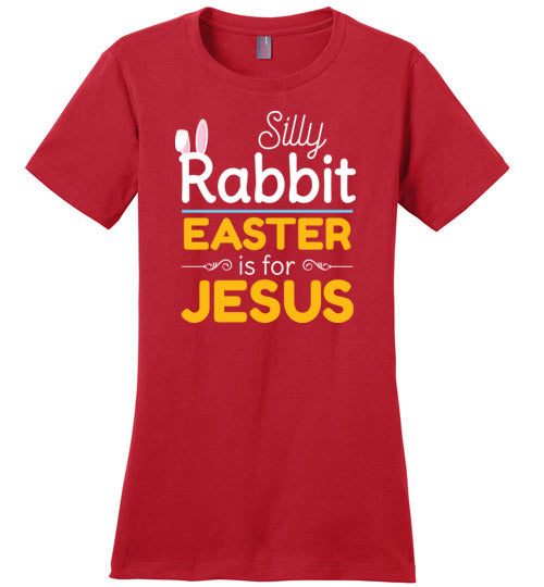 Silly Rabbit Easter Is For Jesus Canvas