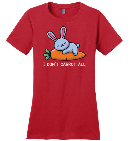 Bunny I Don't Carrot All Canvas