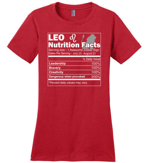 Leo Nutrition Facts