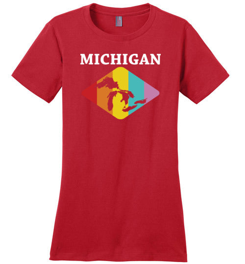 Michigan Great Lakes Retro