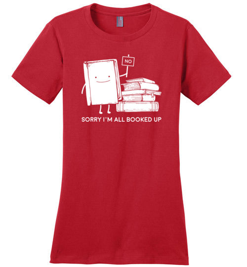 Sorry Booked Up Reading Canvas