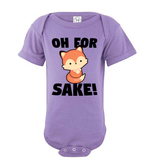 Oh For Fox Sake Baby Bodysuit