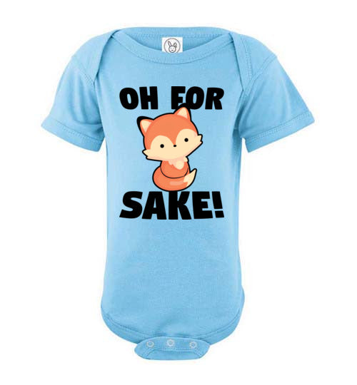 Oh For Fox Sake Baby Bodysuit