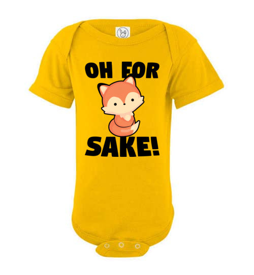 Oh For Fox Sake Baby Bodysuit