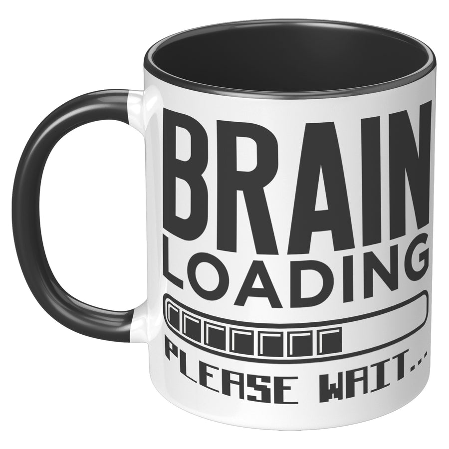 11OZ ACCENT MUG - Brain Loading Mug