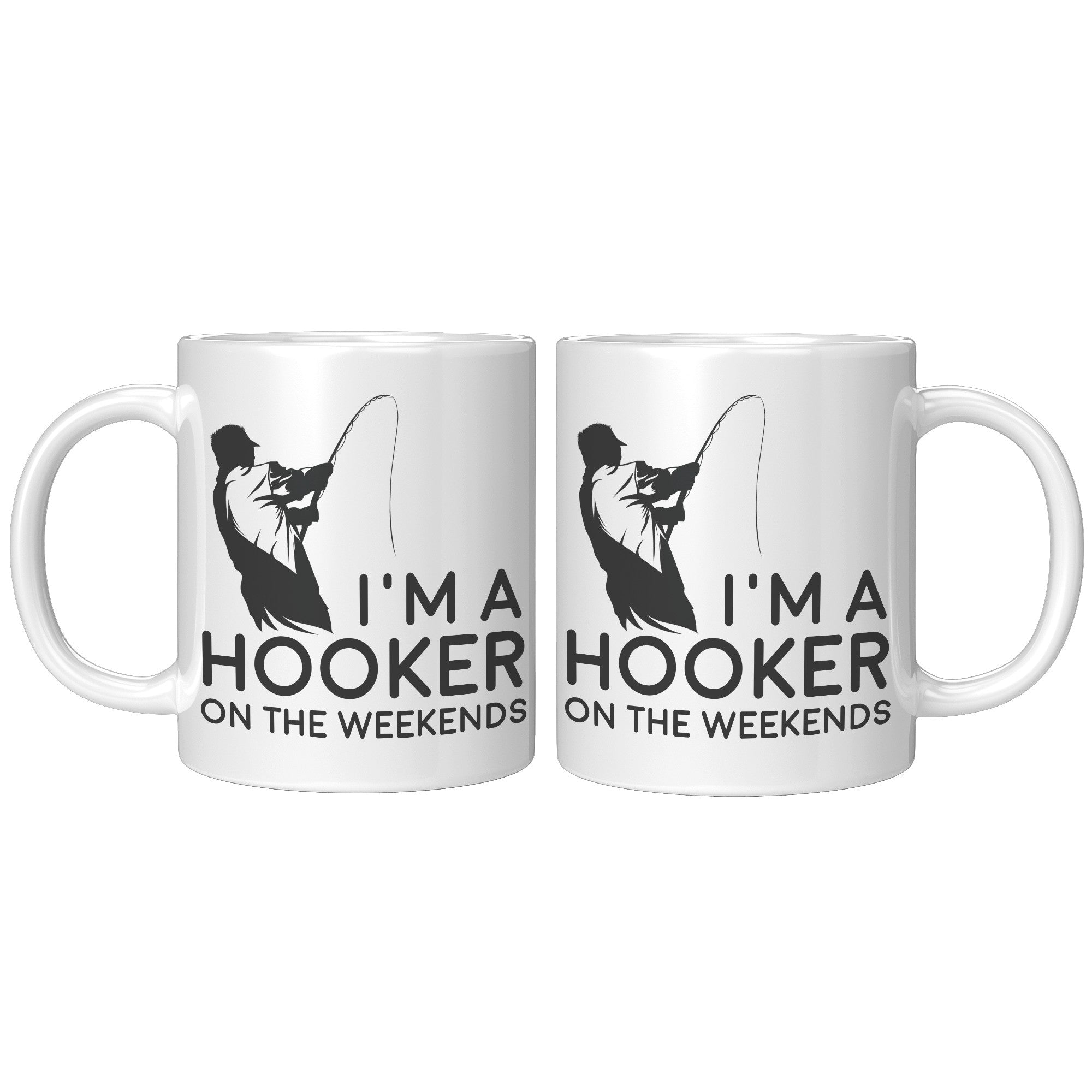 11OZ ACCENT MUG - Fishing Hooker
