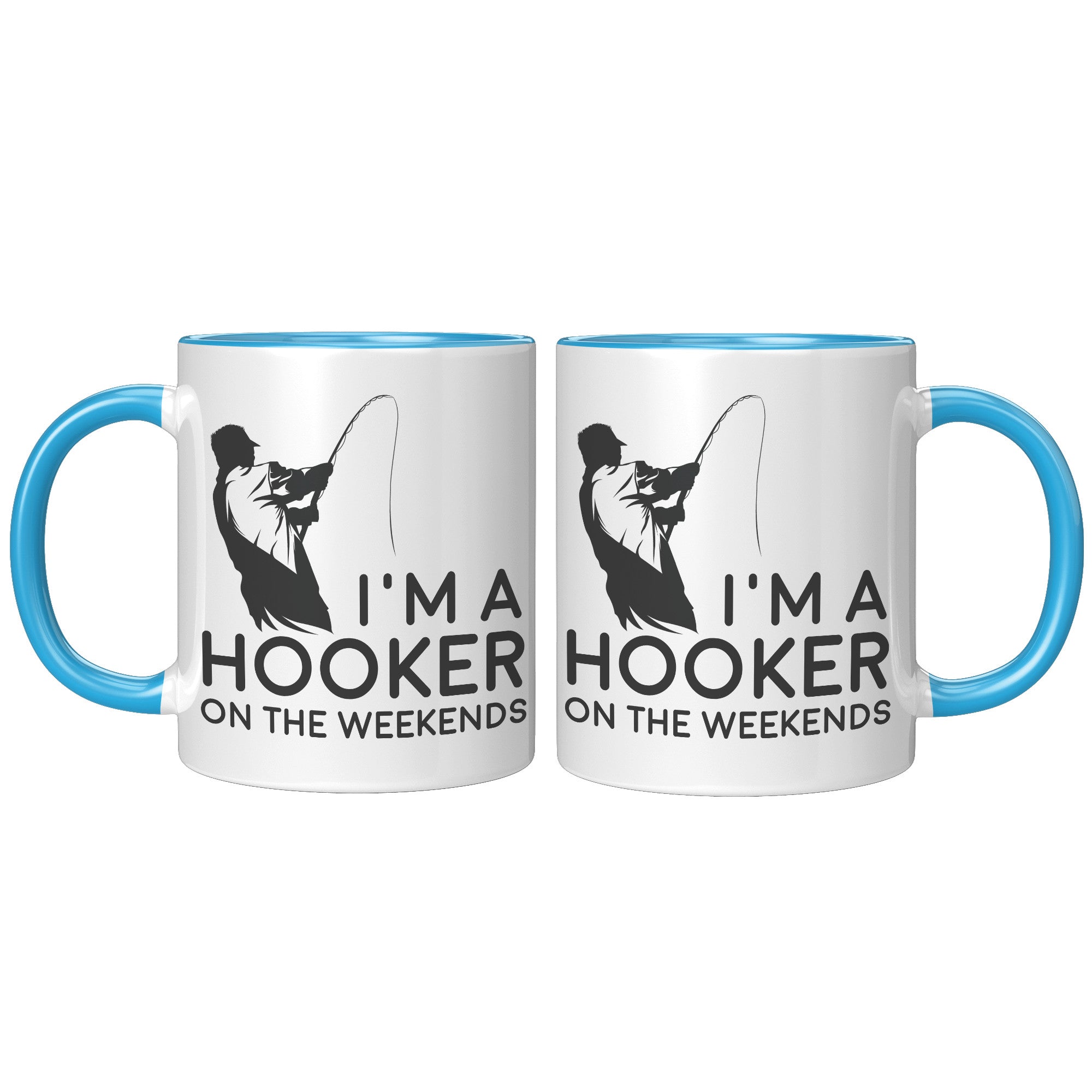 11OZ ACCENT MUG - Fishing Hooker