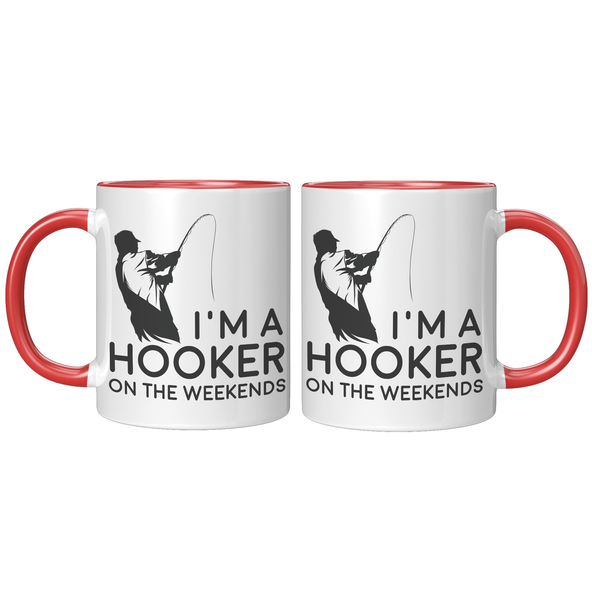 11OZ ACCENT MUG - Fishing Hooker