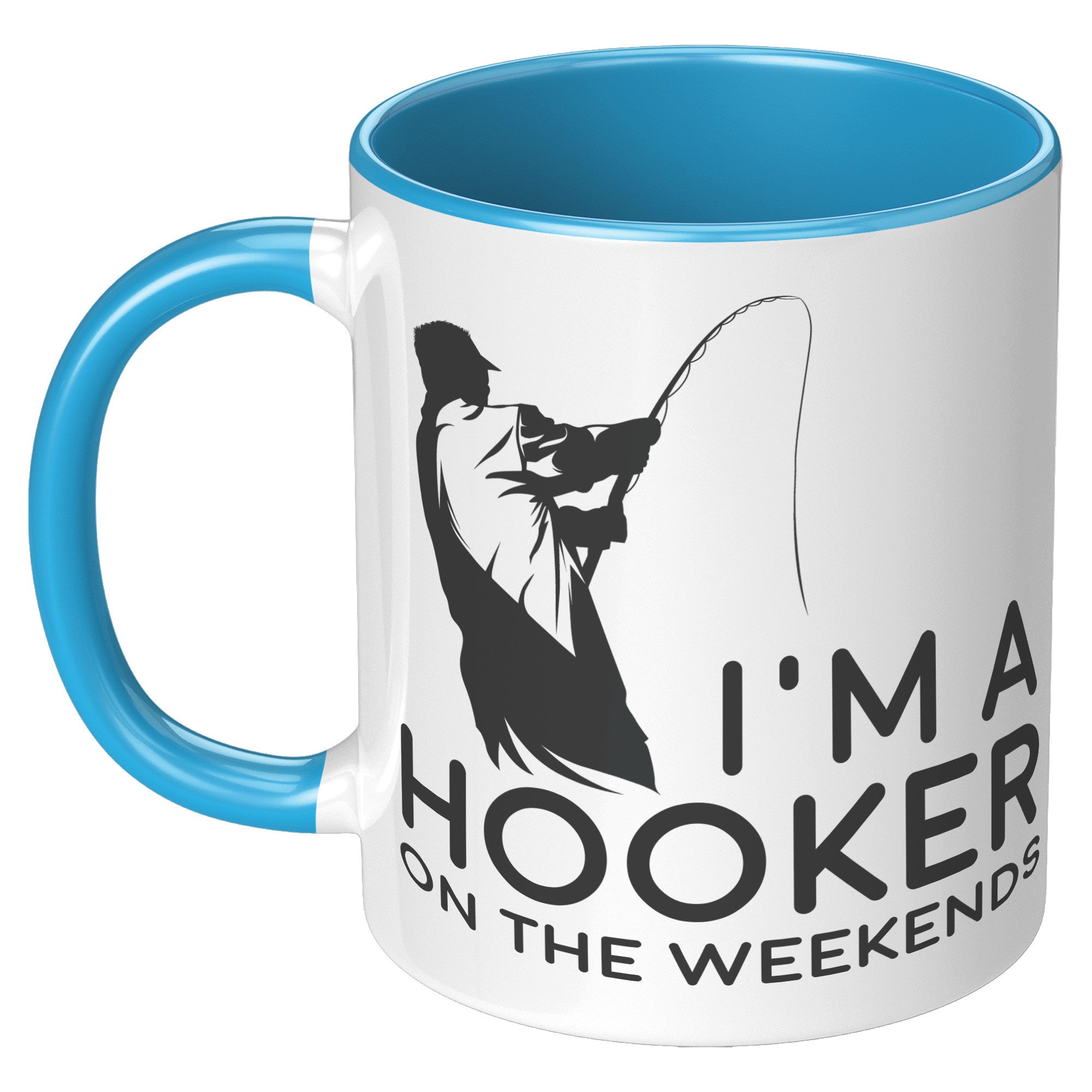 11OZ ACCENT MUG - Fishing Hooker