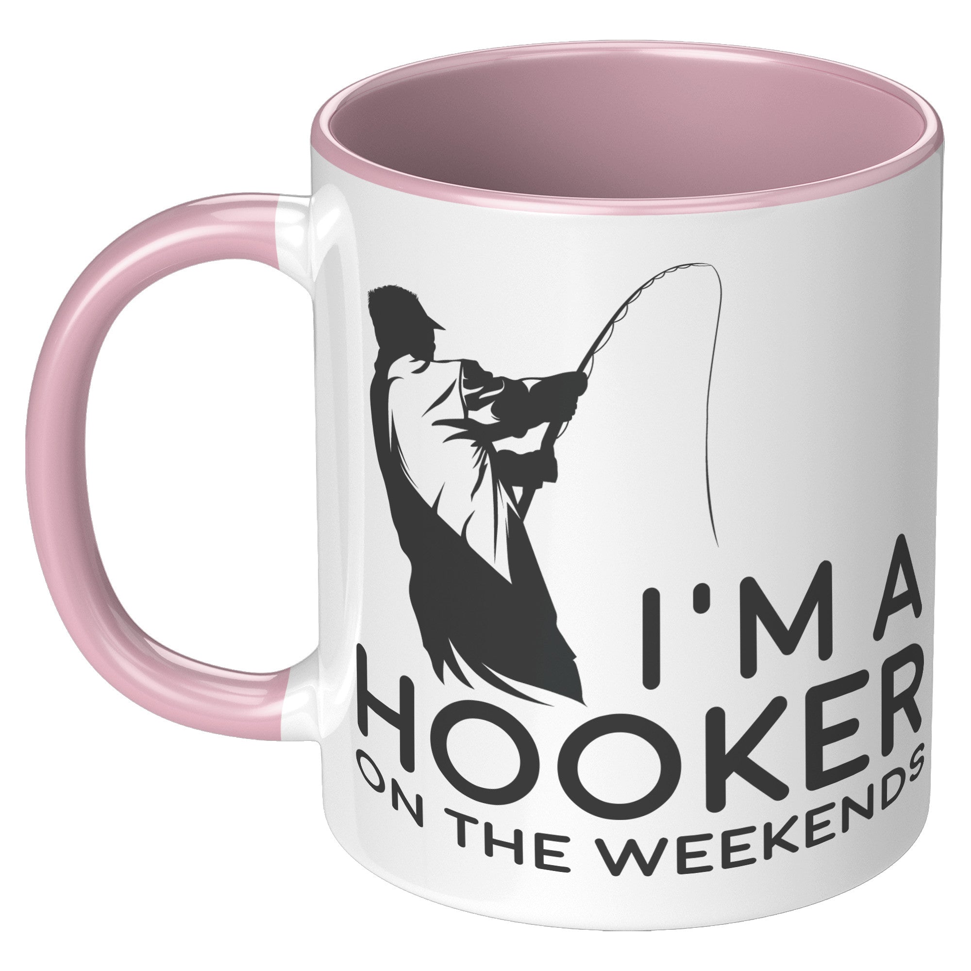 11OZ ACCENT MUG - Fishing Hooker