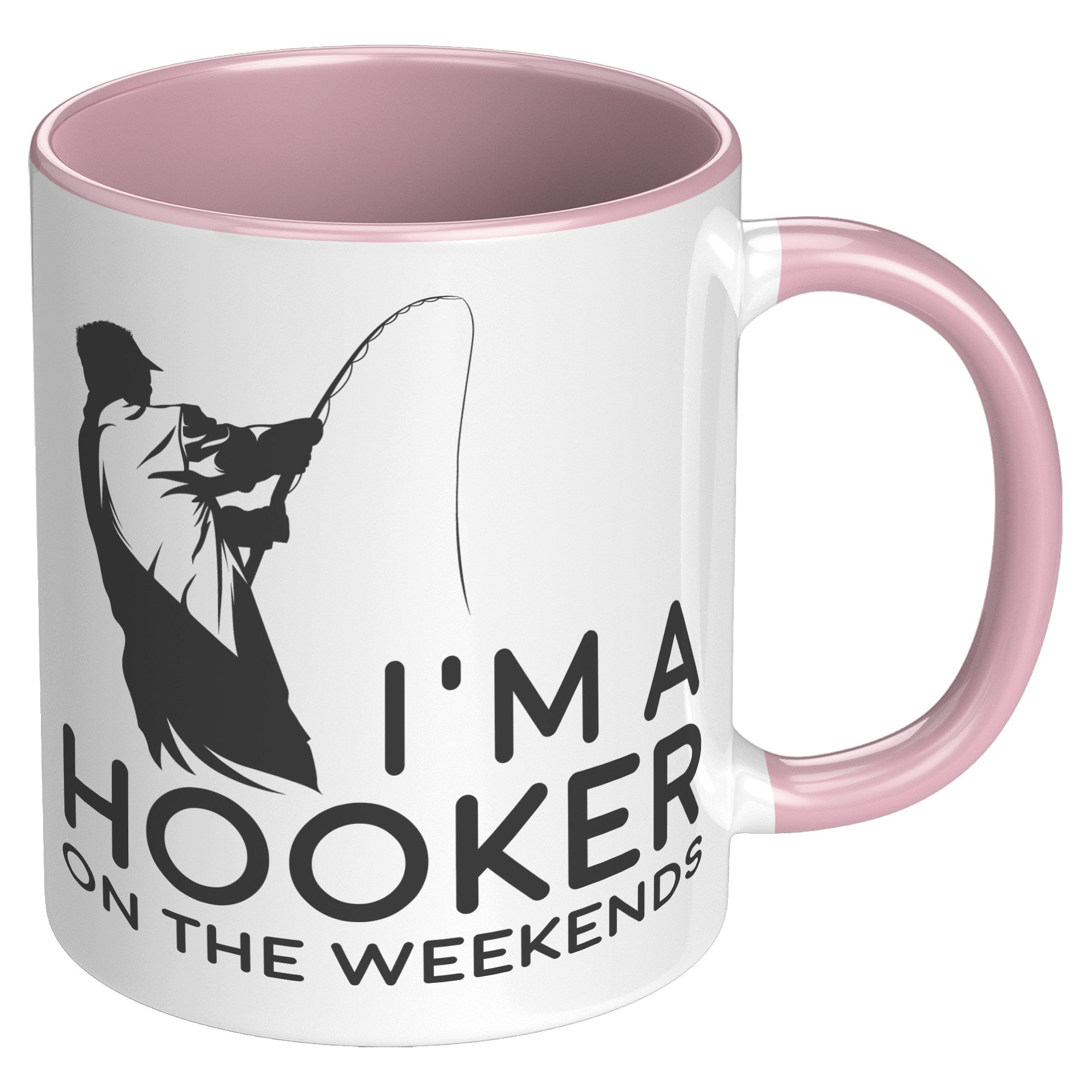11OZ ACCENT MUG - Fishing Hooker
