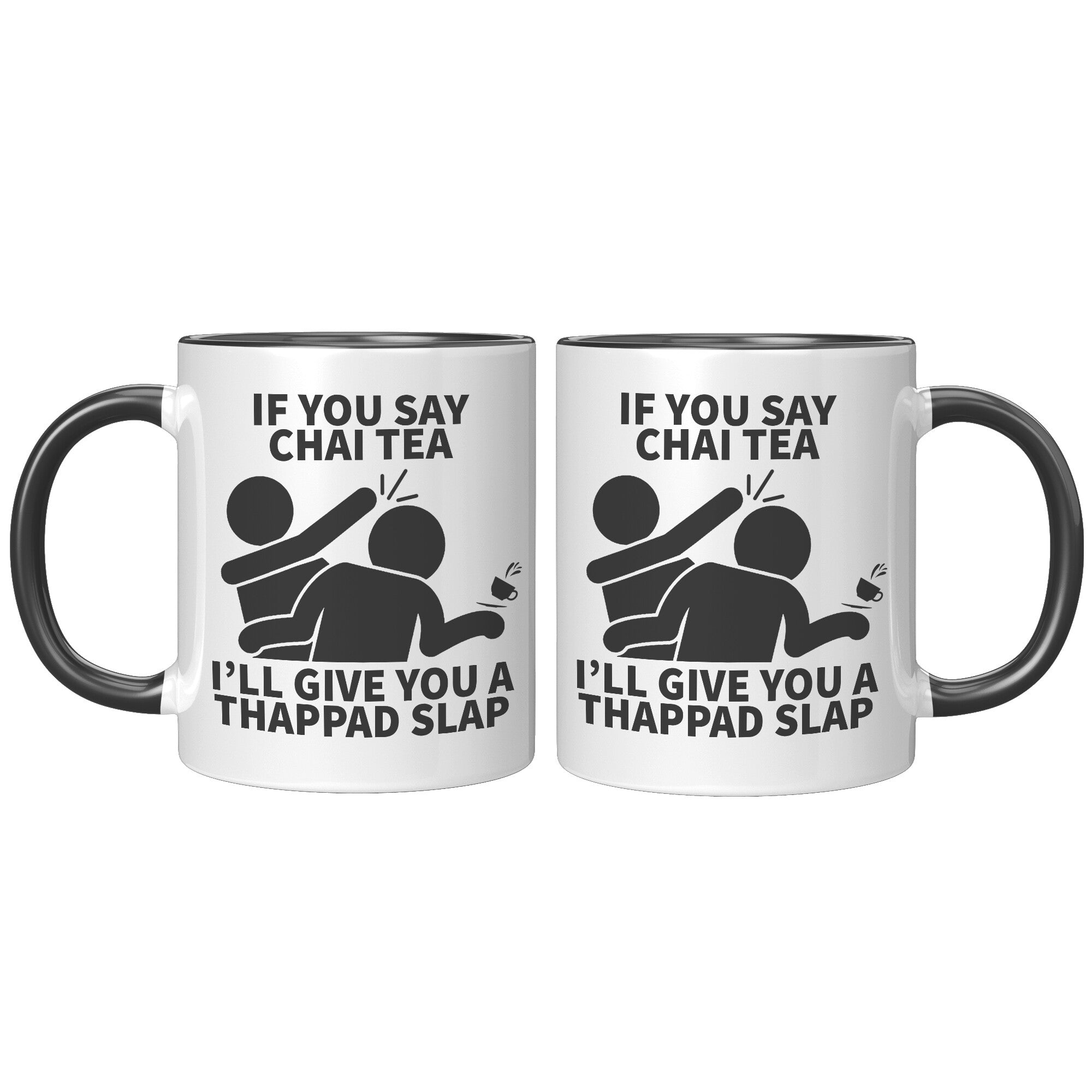 11oz Accent Mug - Chai Tea Thappad Slap Mug