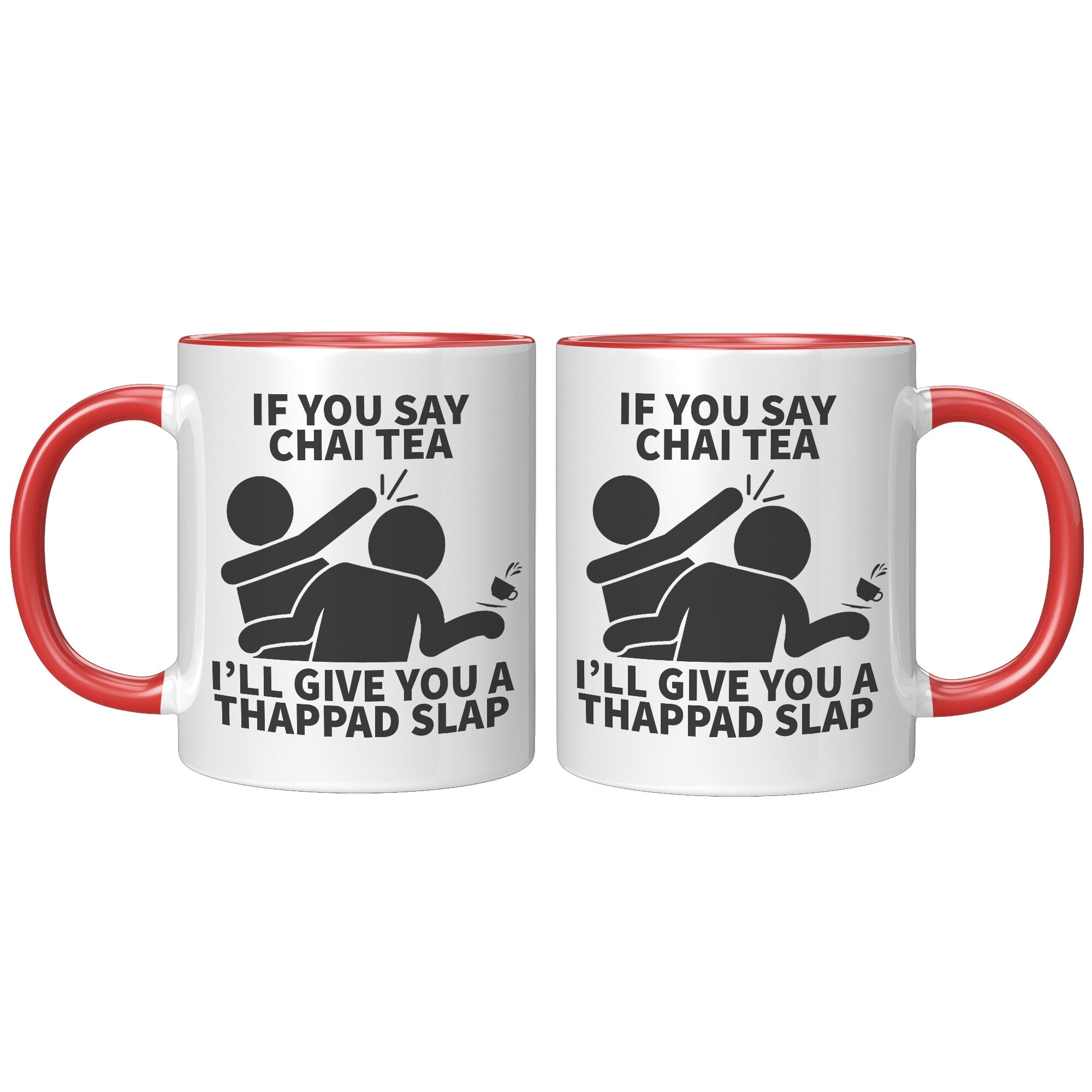 11oz Accent Mug - Chai Tea Thappad Slap Mug
