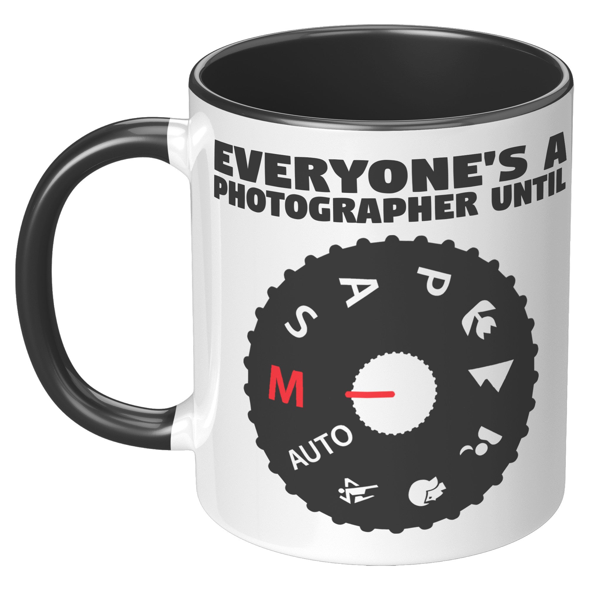 11oz Accent Mug - Everyone's a Photographer