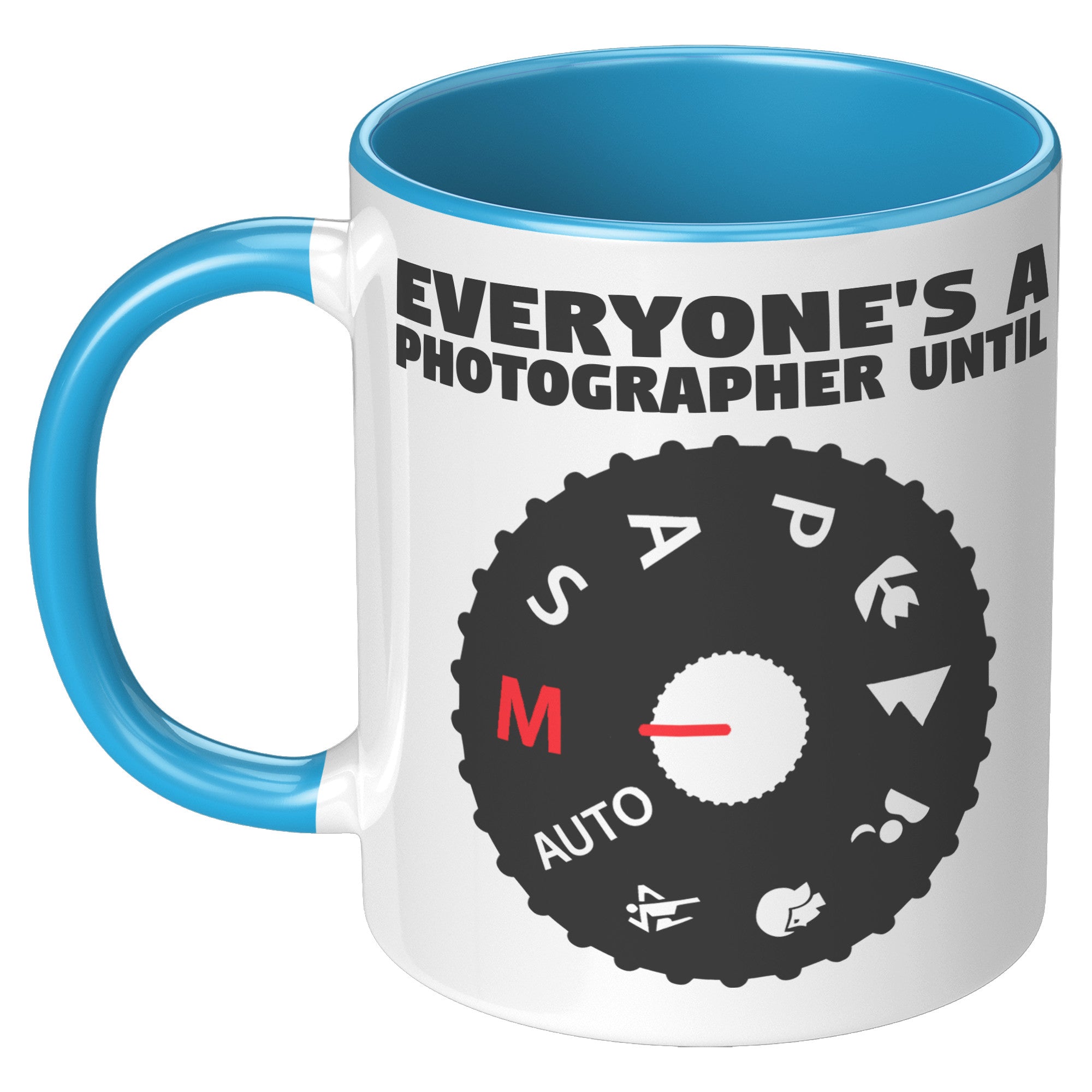 11oz Accent Mug - Everyone's a Photographer