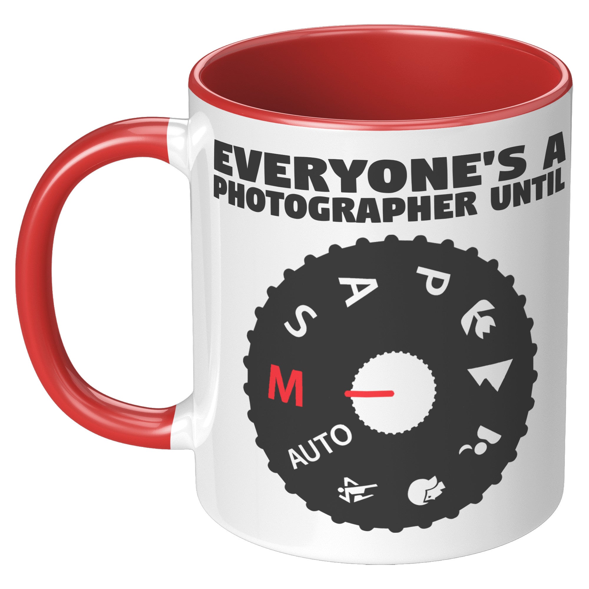 11oz Accent Mug - Everyone's a Photographer