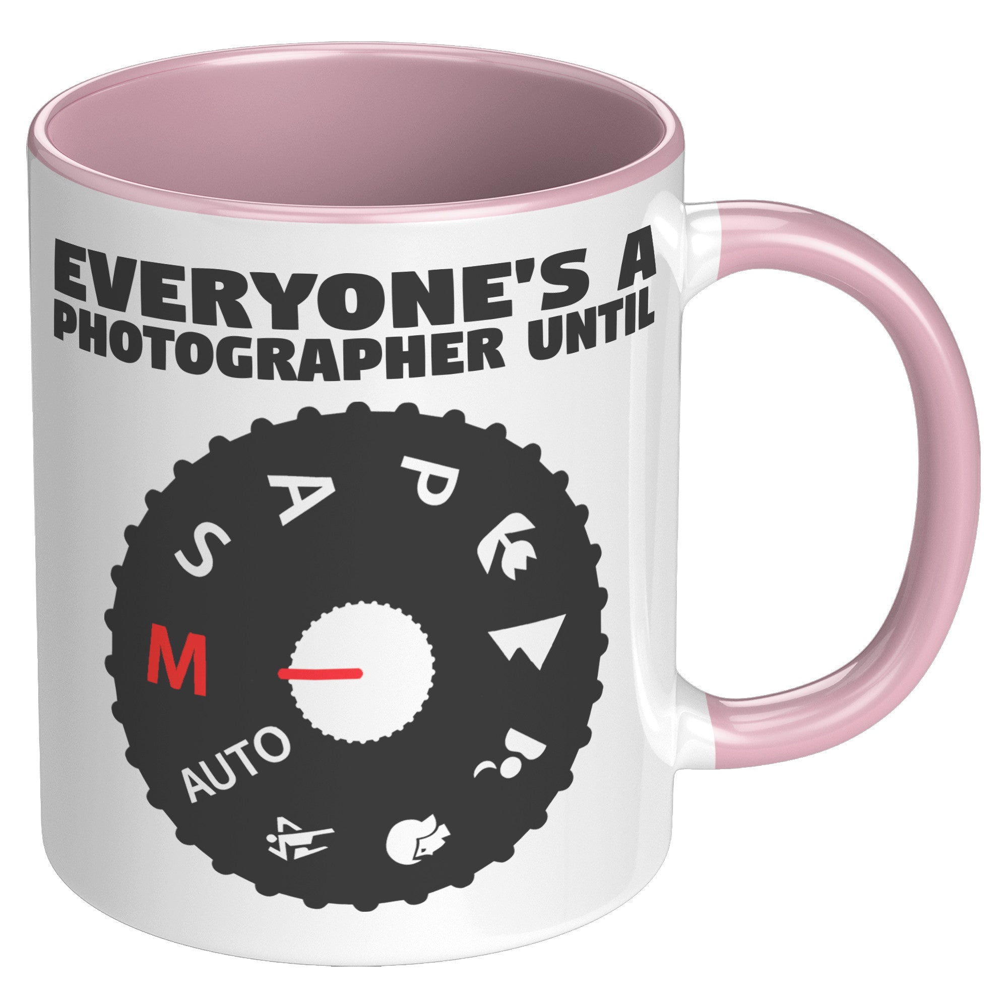 11oz Accent Mug - Everyone's a Photographer