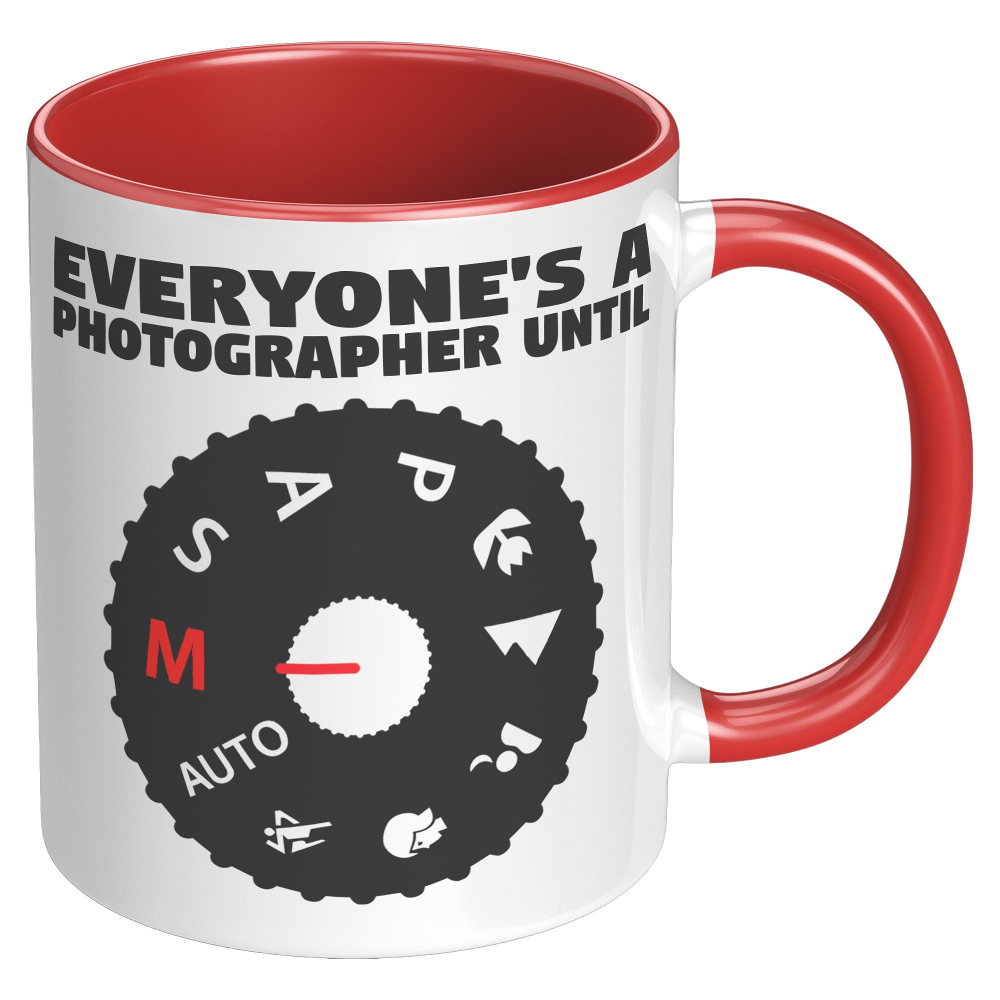 11oz Accent Mug - Everyone's a Photographer