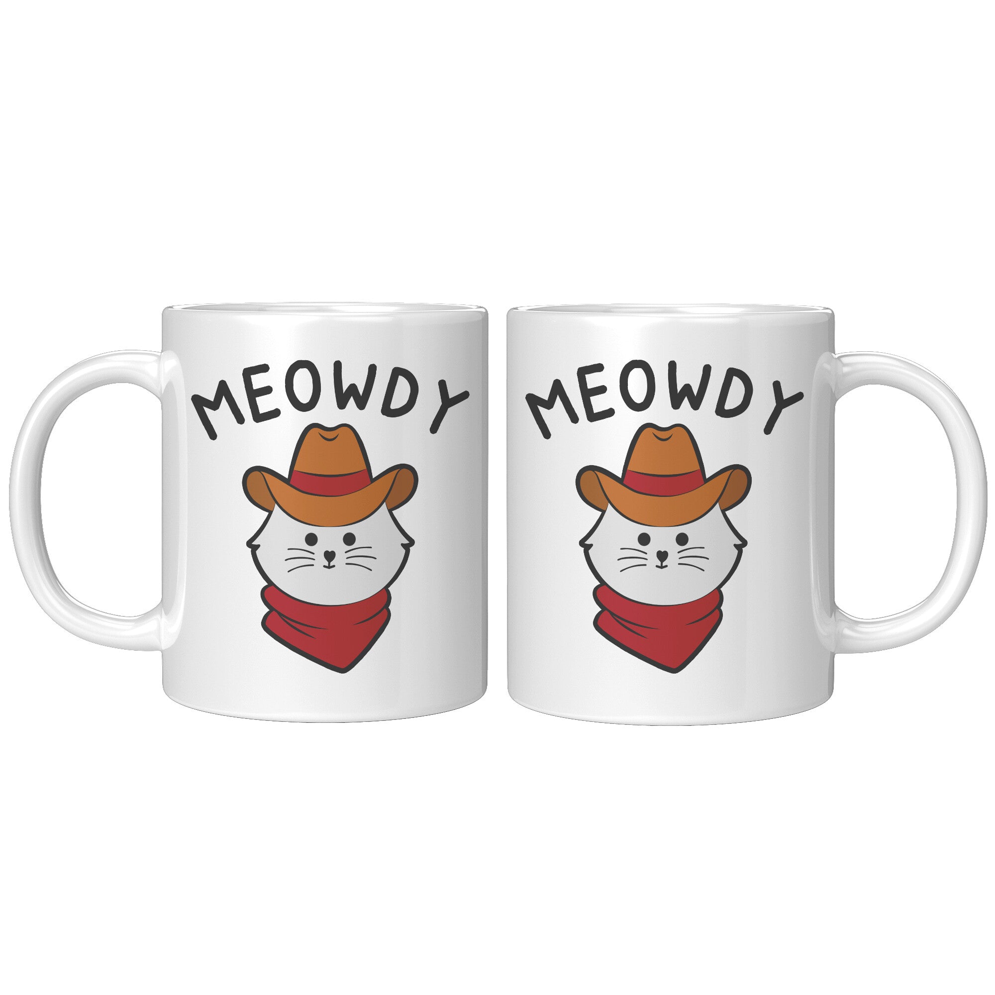 11oz Accent Mug - Meowdy