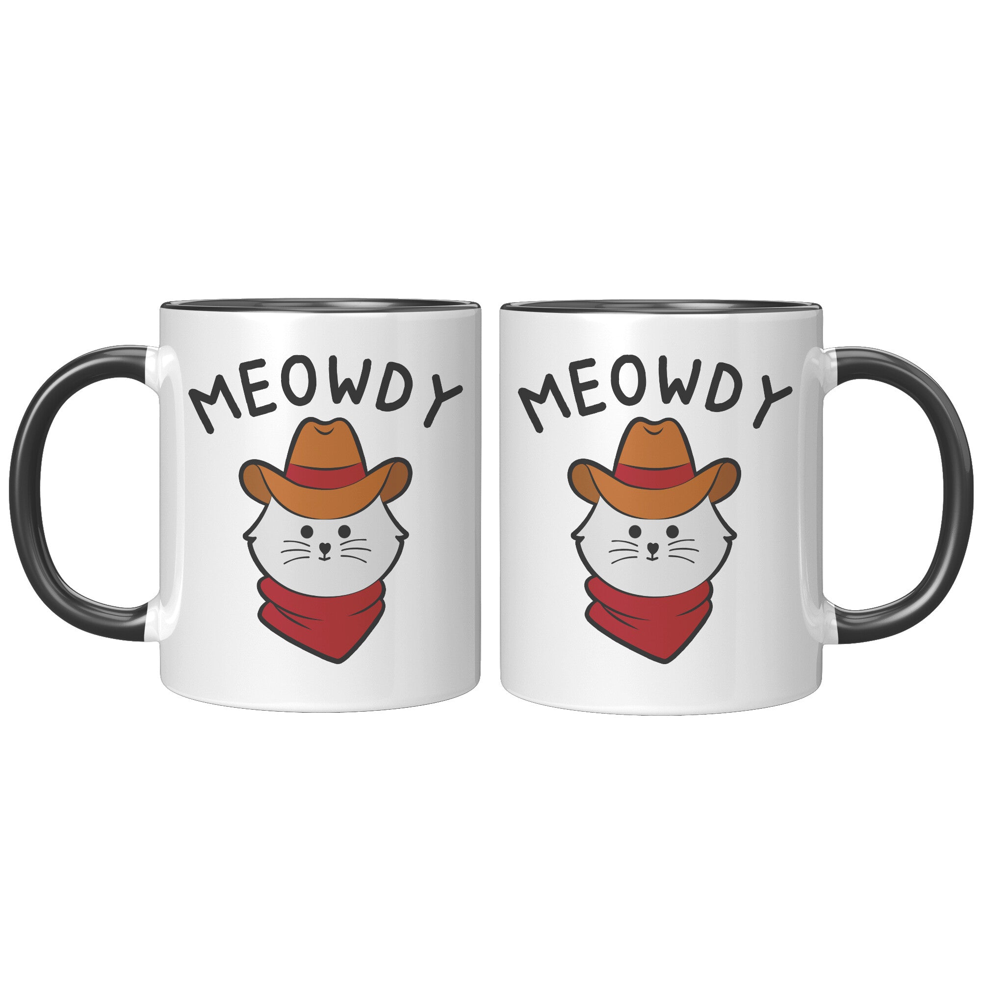 11oz Accent Mug - Meowdy