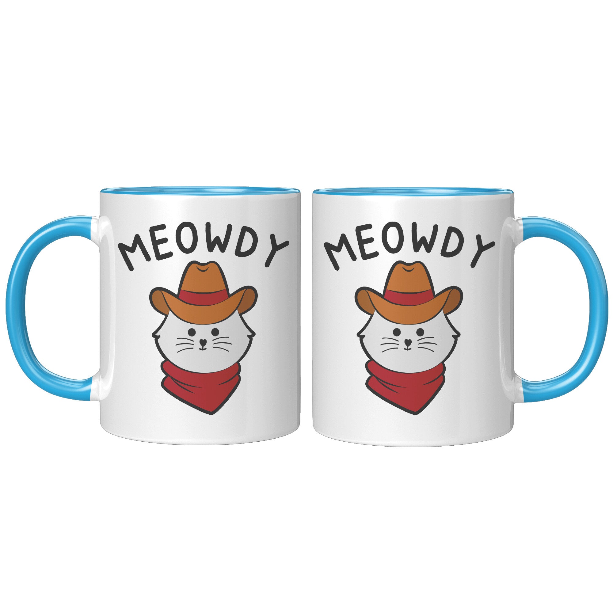 11oz Accent Mug - Meowdy