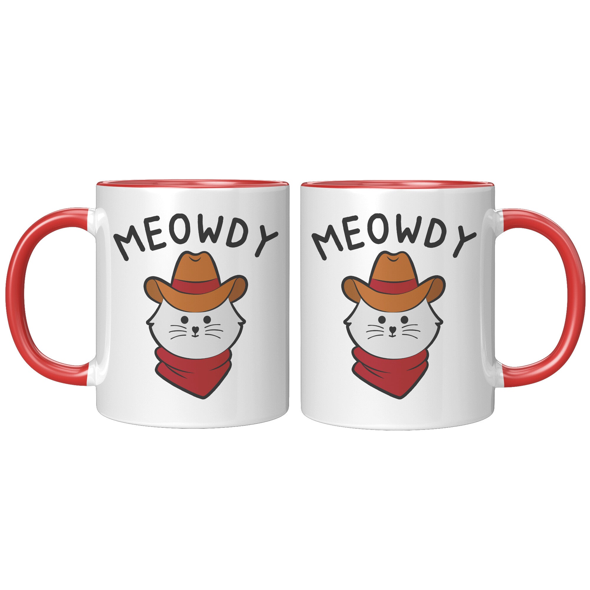 11oz Accent Mug - Meowdy