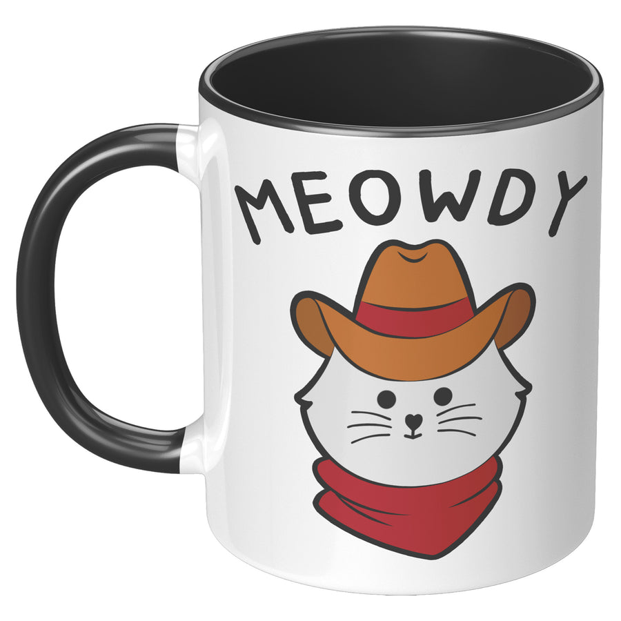 11oz Accent Mug - Meowdy