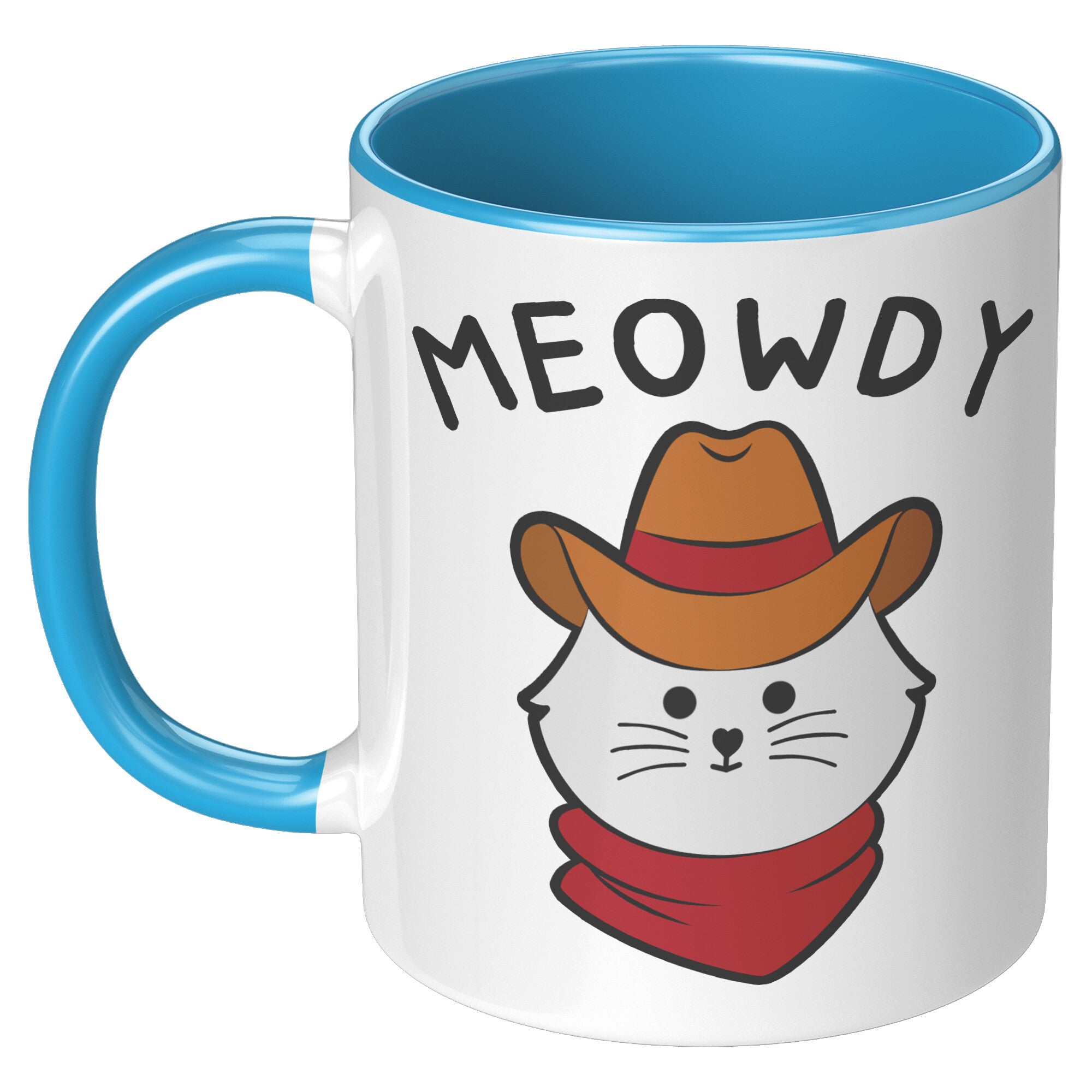 11oz Accent Mug - Meowdy