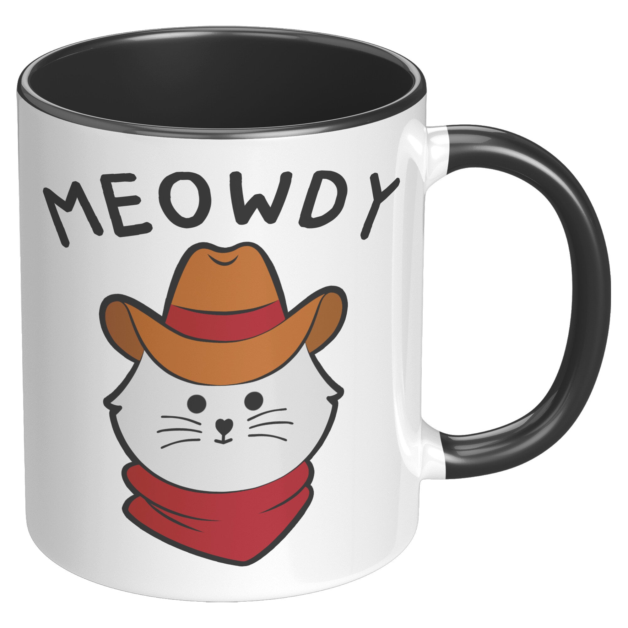 11oz Accent Mug - Meowdy