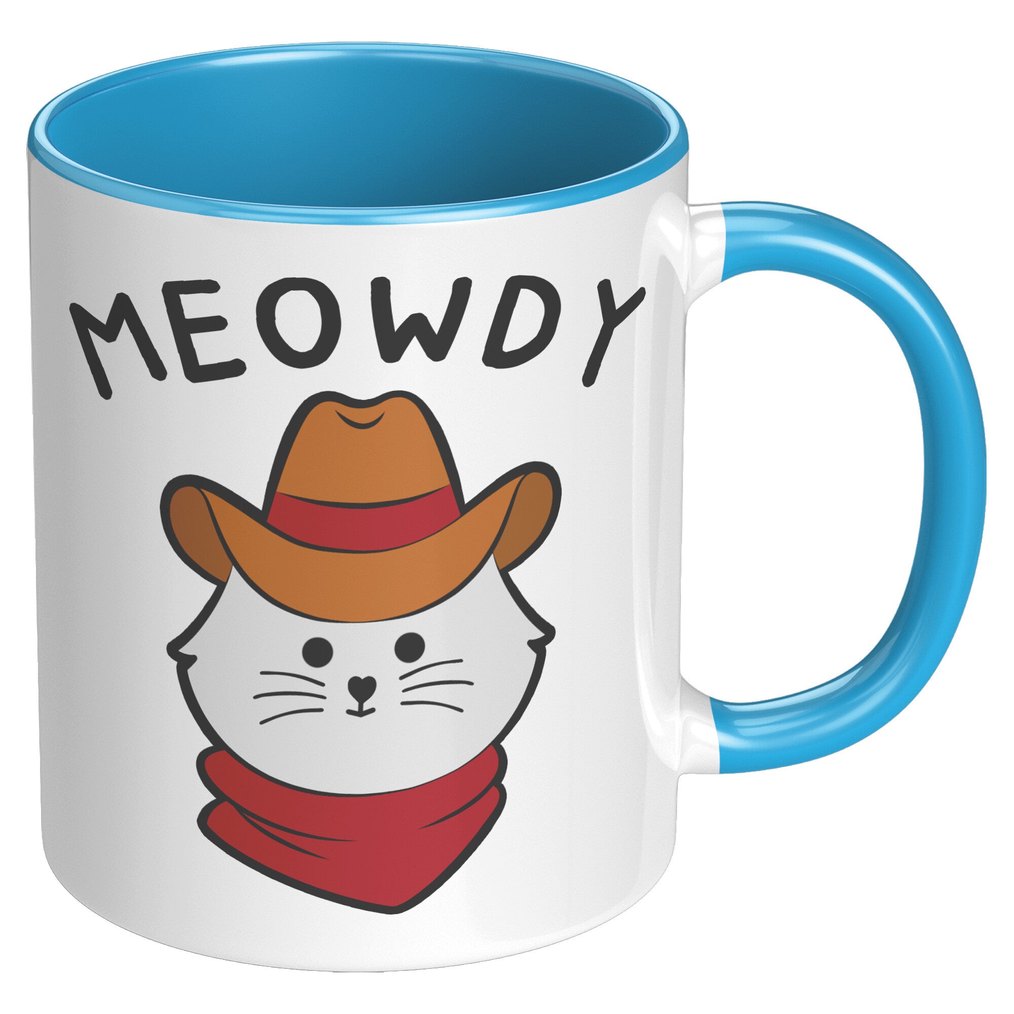 11oz Accent Mug - Meowdy