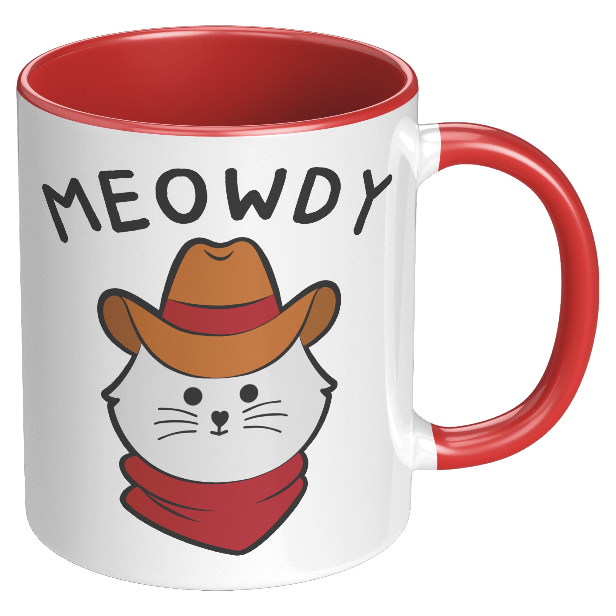 11oz Accent Mug - Meowdy
