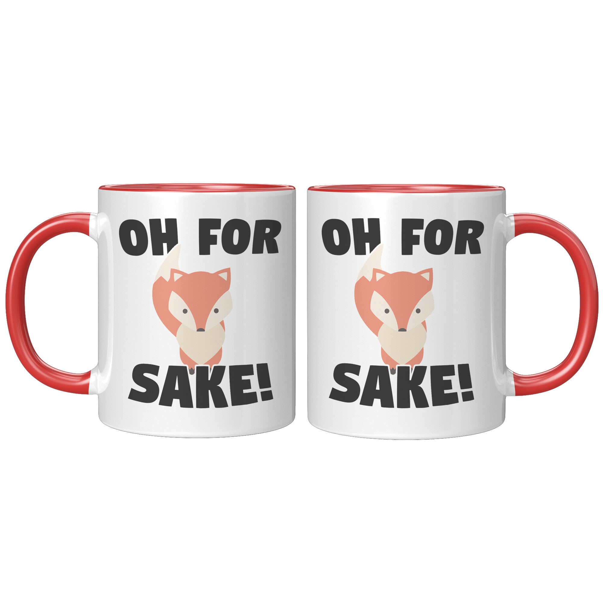 11oz Accent Mug - Oh For Fox Sake