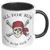 11oz Accent Mug - Pirate All For Rum