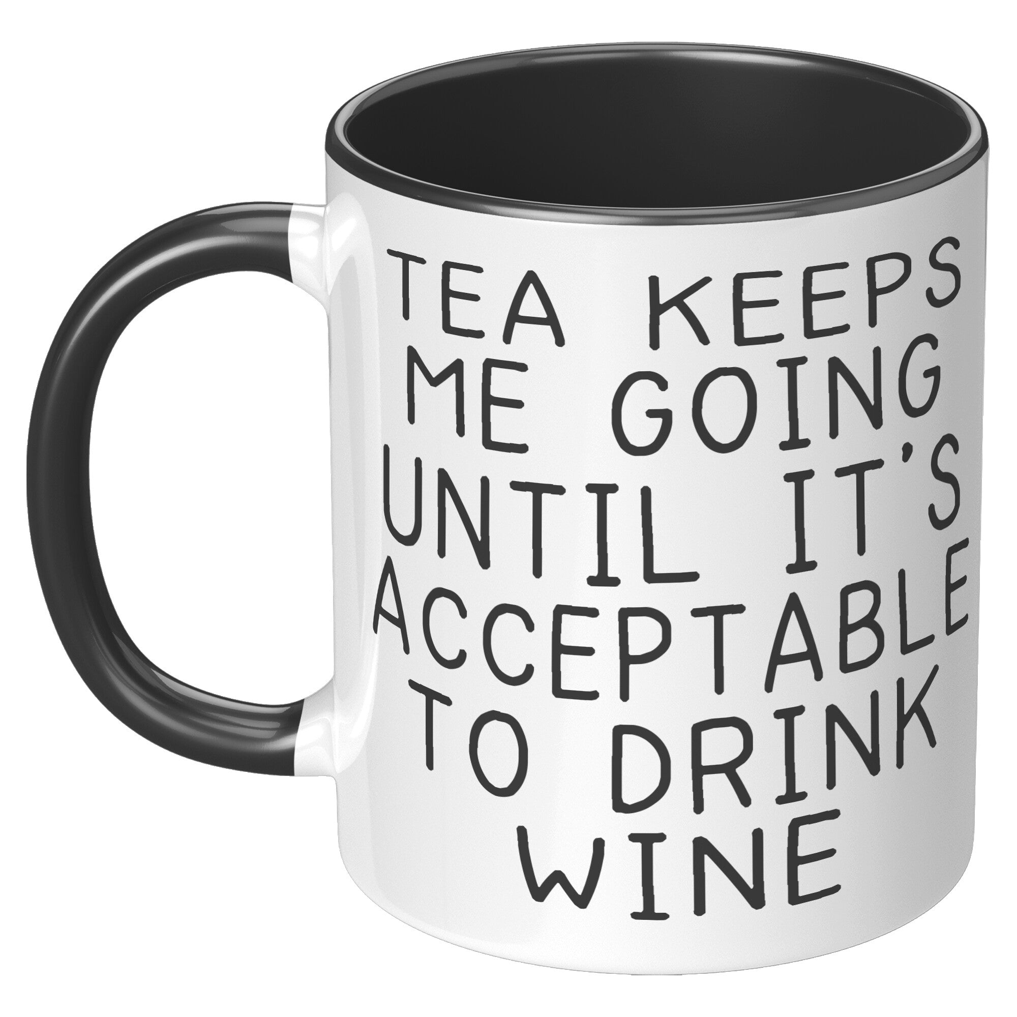 11oz Accent Mug - Tea Keeps Me Going