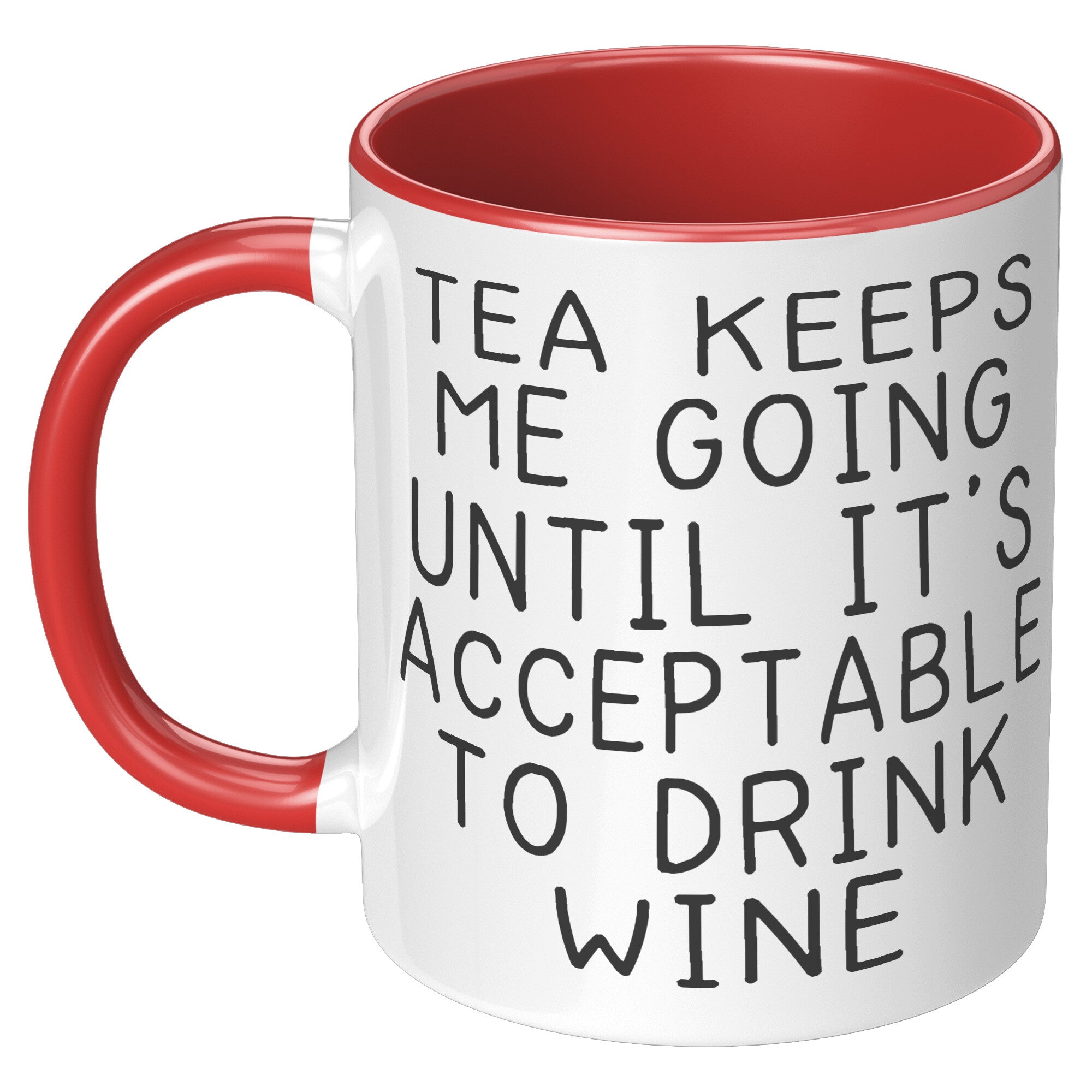 11oz Accent Mug - Tea Keeps Me Going