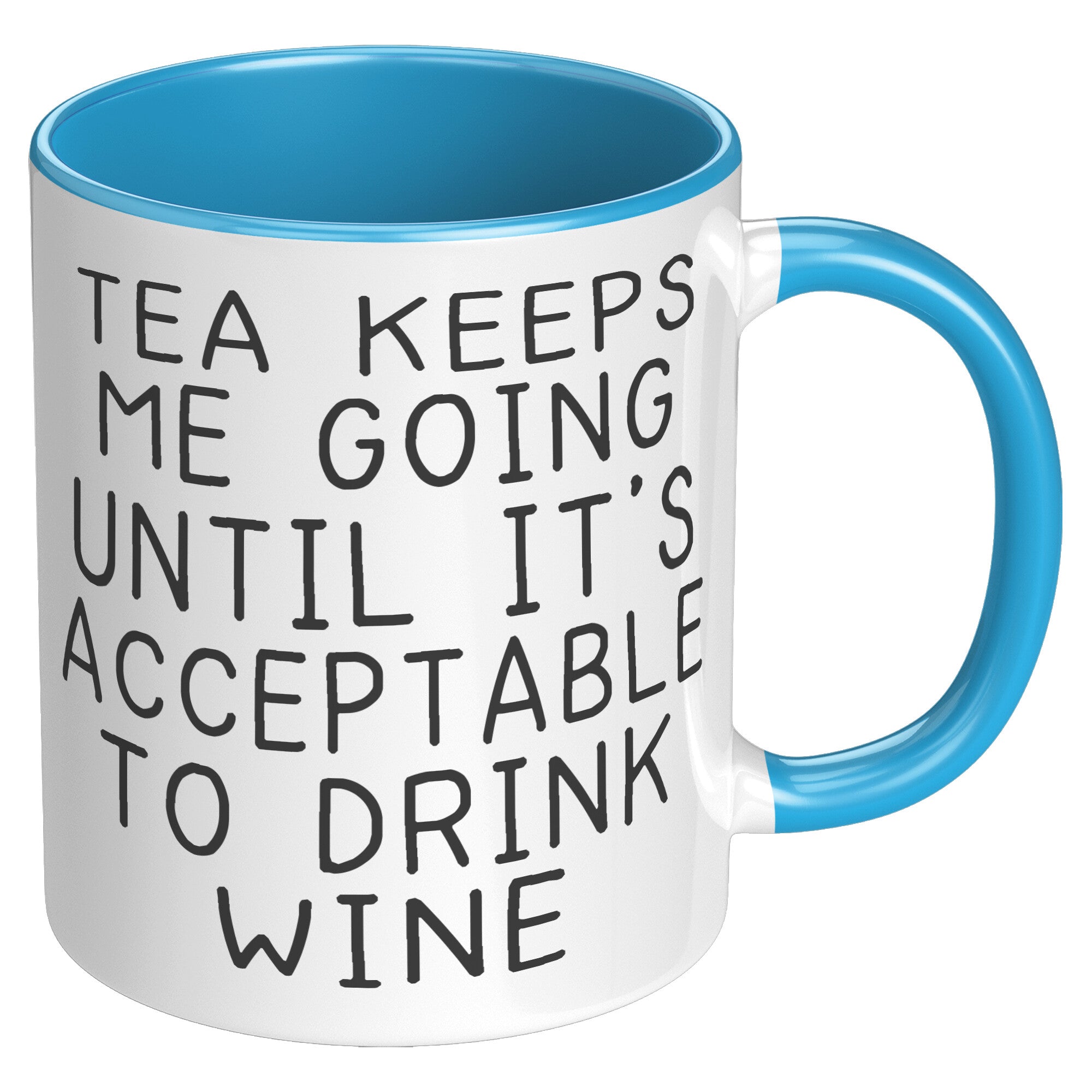 11oz Accent Mug - Tea Keeps Me Going