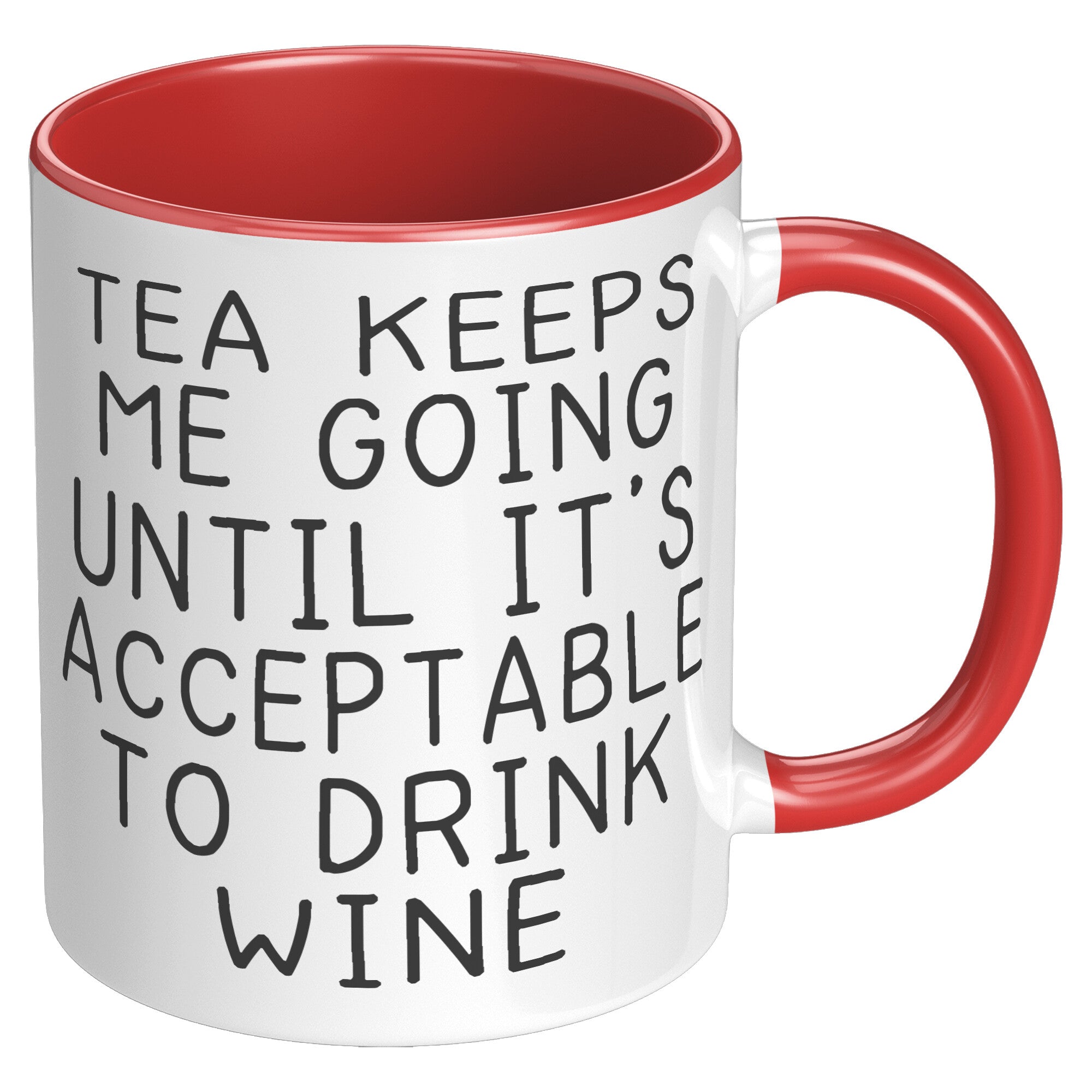 11oz Accent Mug - Tea Keeps Me Going