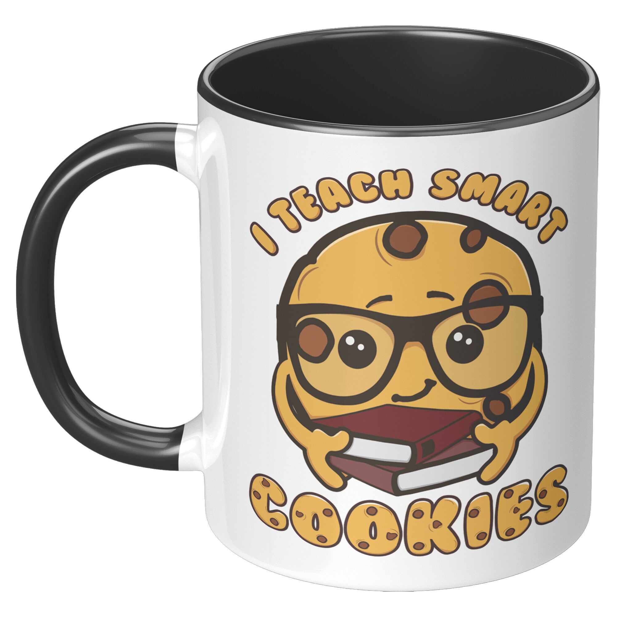 11oz Accent Mug - Teach Smart Cookies