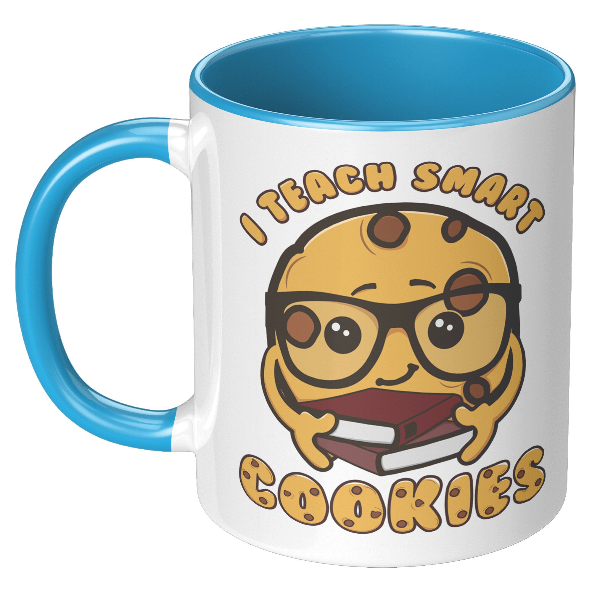 11oz Accent Mug - Teach Smart Cookies