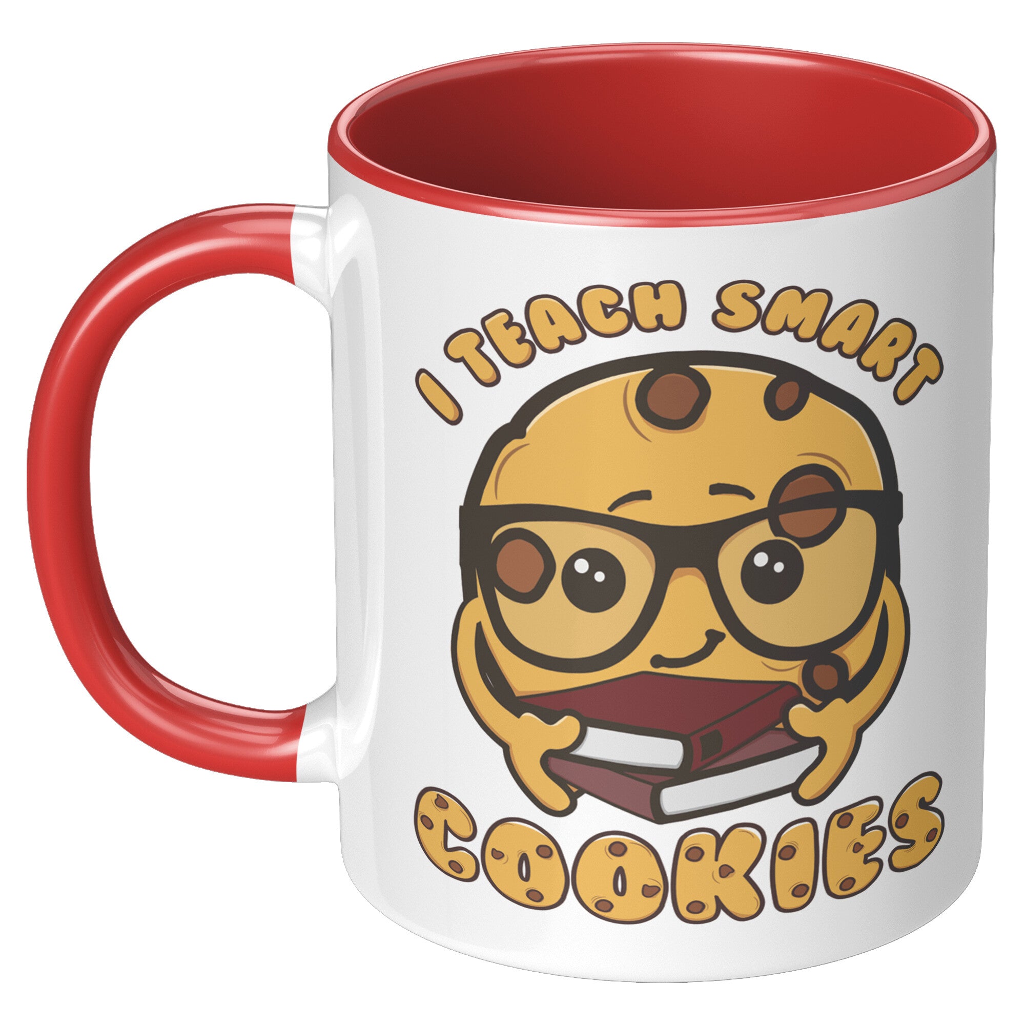 11oz Accent Mug - Teach Smart Cookies