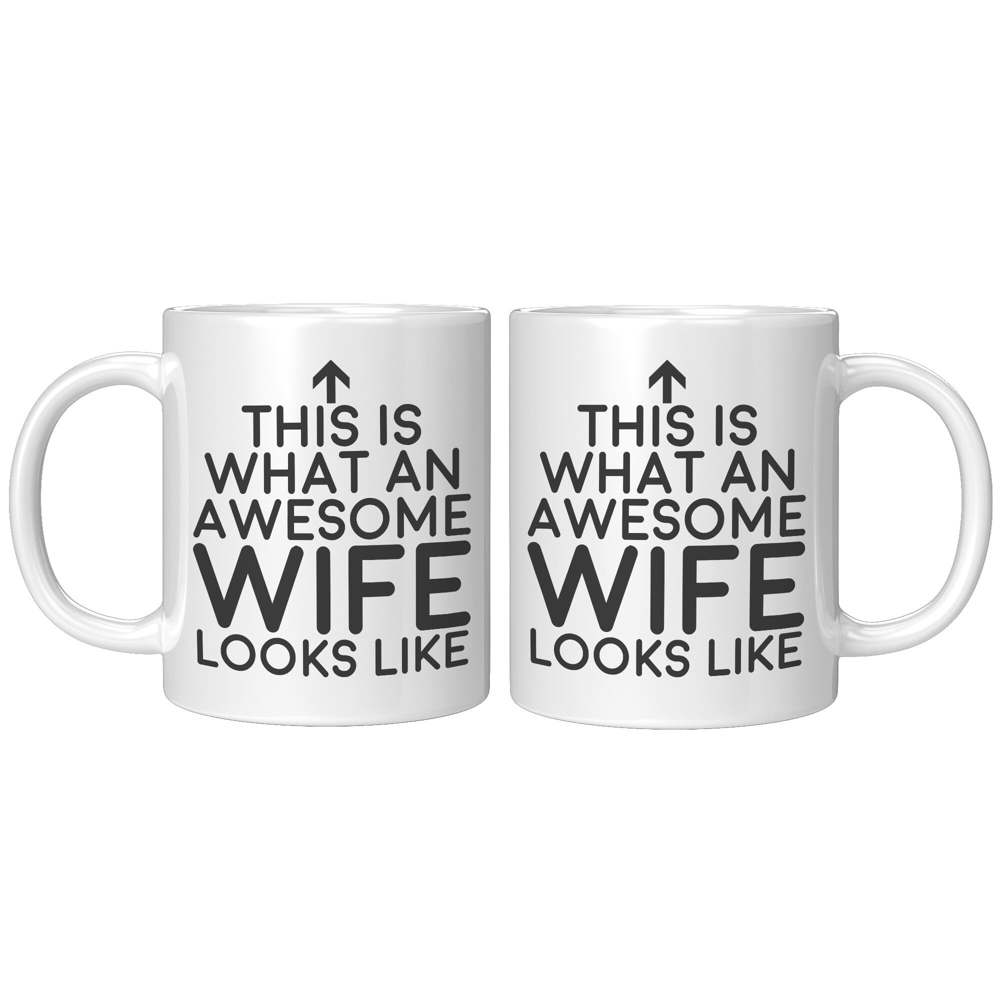 11oz Accent Mug - This Is What An Awesome Wife Looks Like