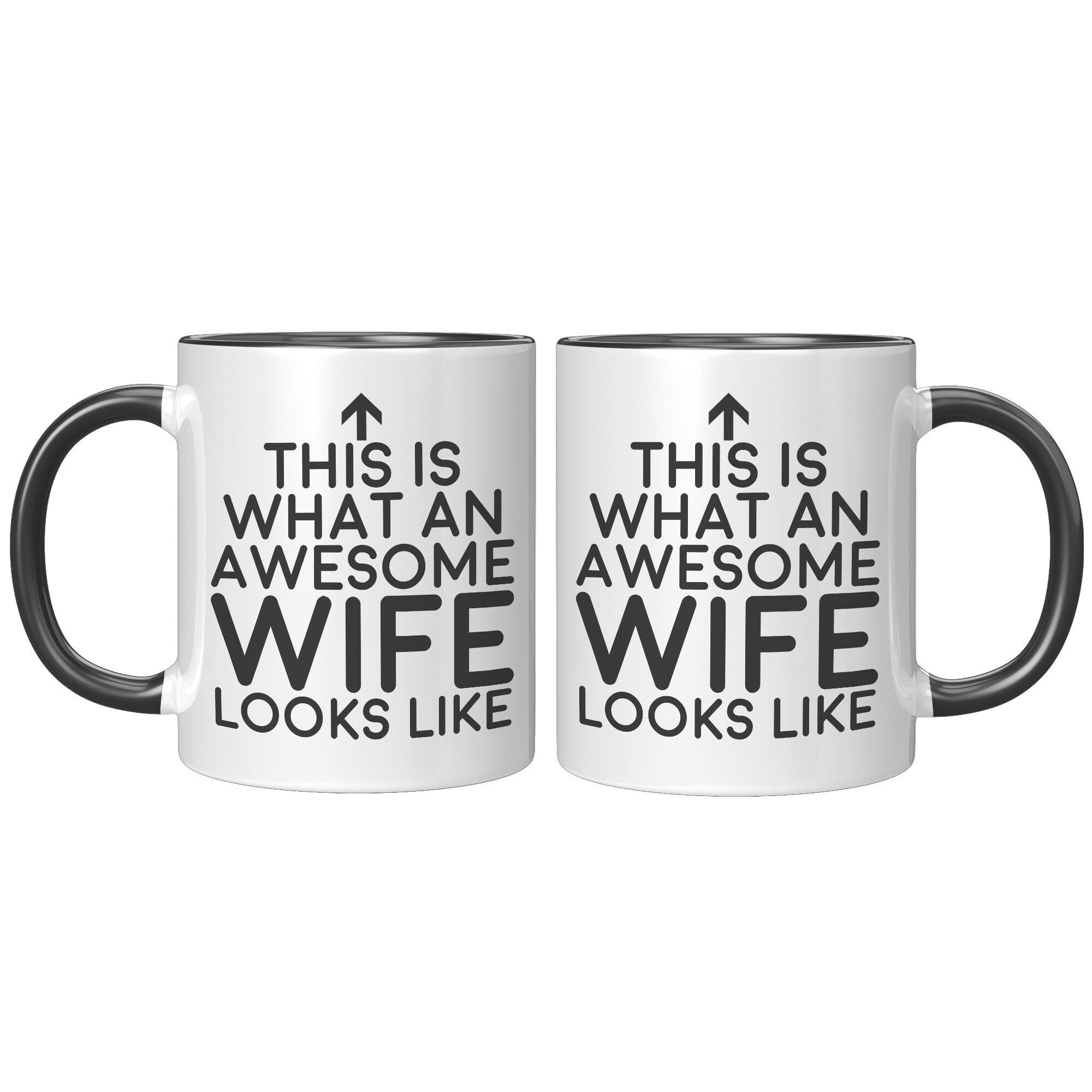 11oz Accent Mug - This Is What An Awesome Wife Looks Like