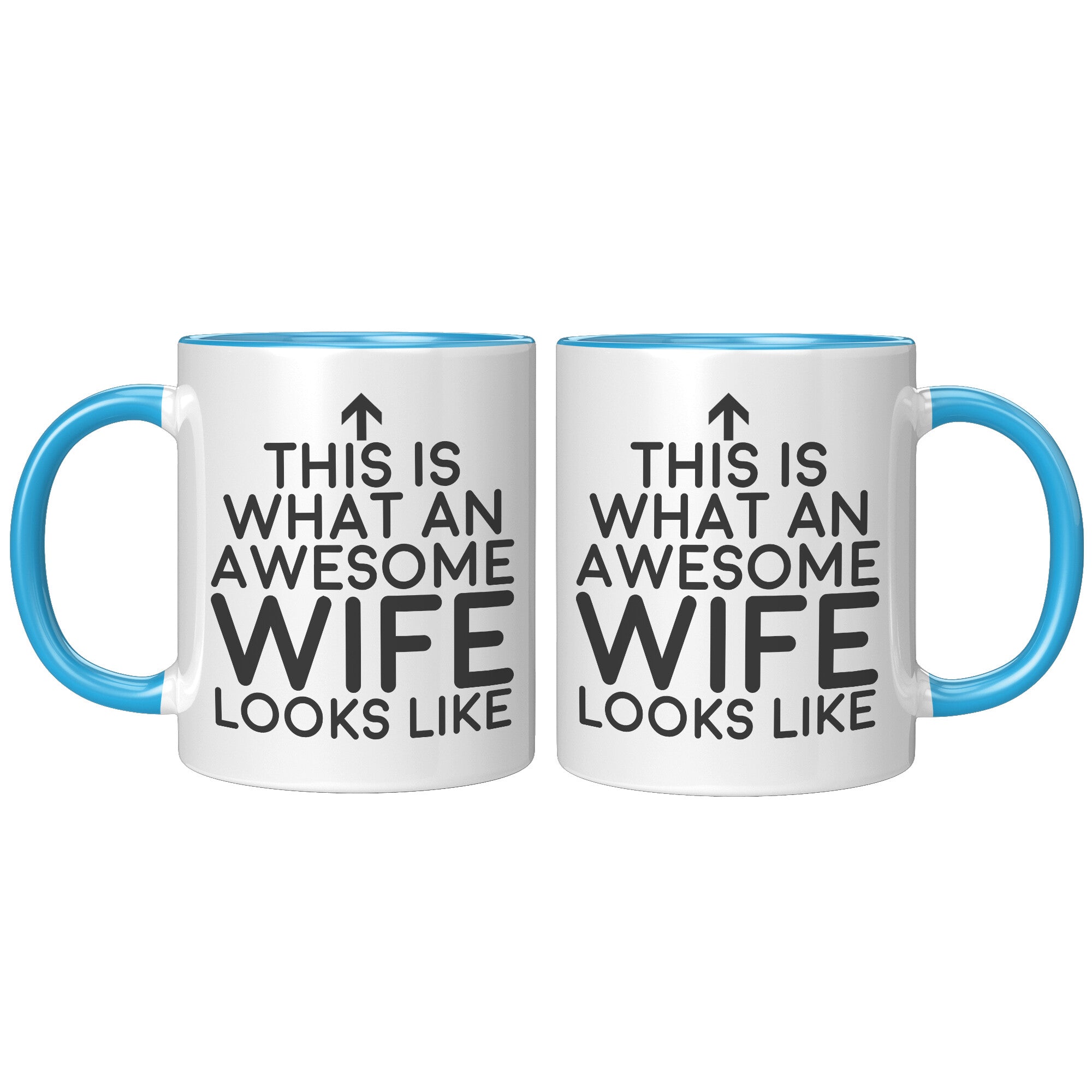 11oz Accent Mug - This Is What An Awesome Wife Looks Like