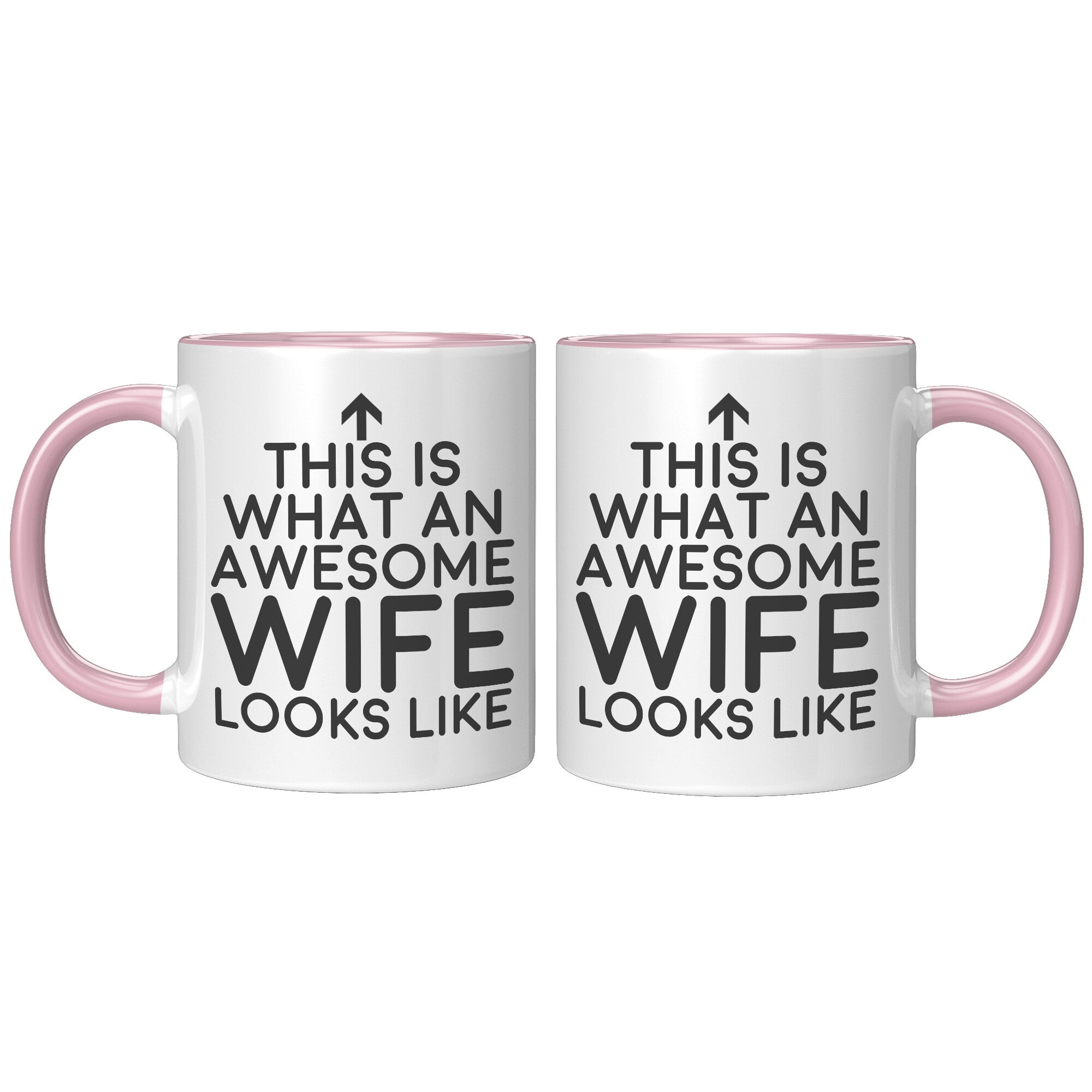 11oz Accent Mug - This Is What An Awesome Wife Looks Like