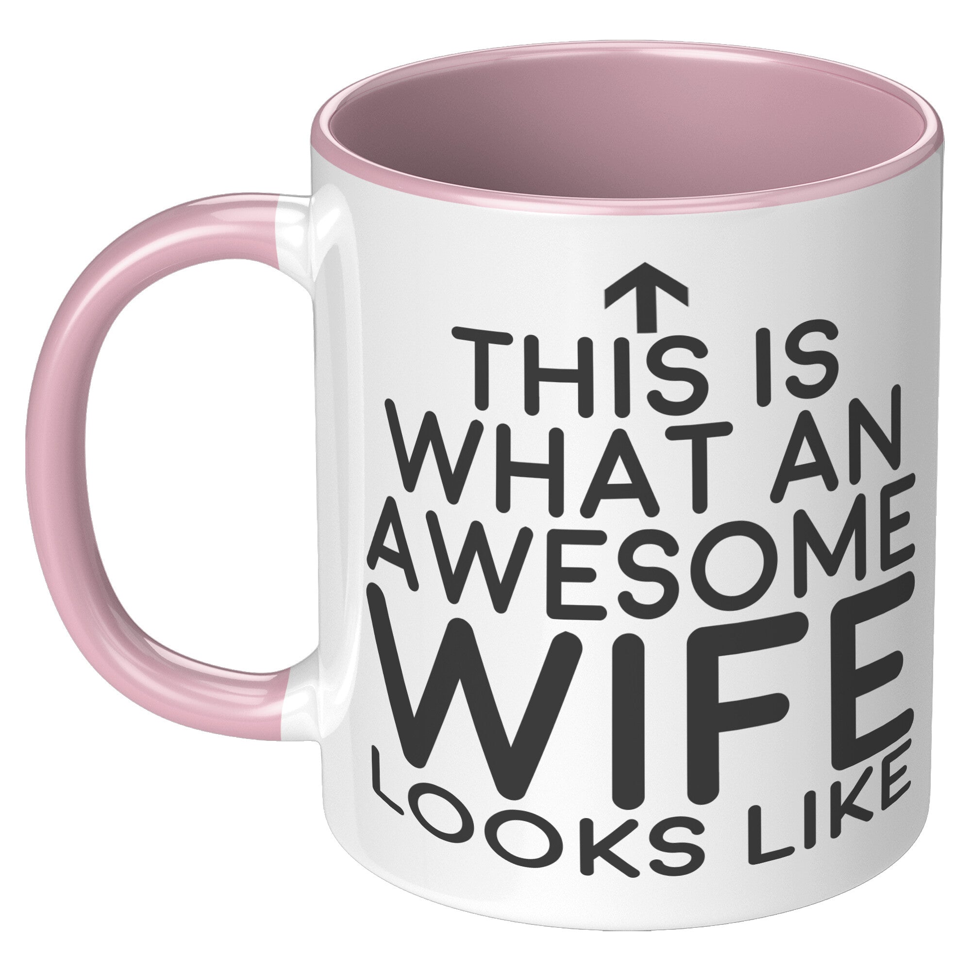 11oz Accent Mug - This Is What An Awesome Wife Looks Like