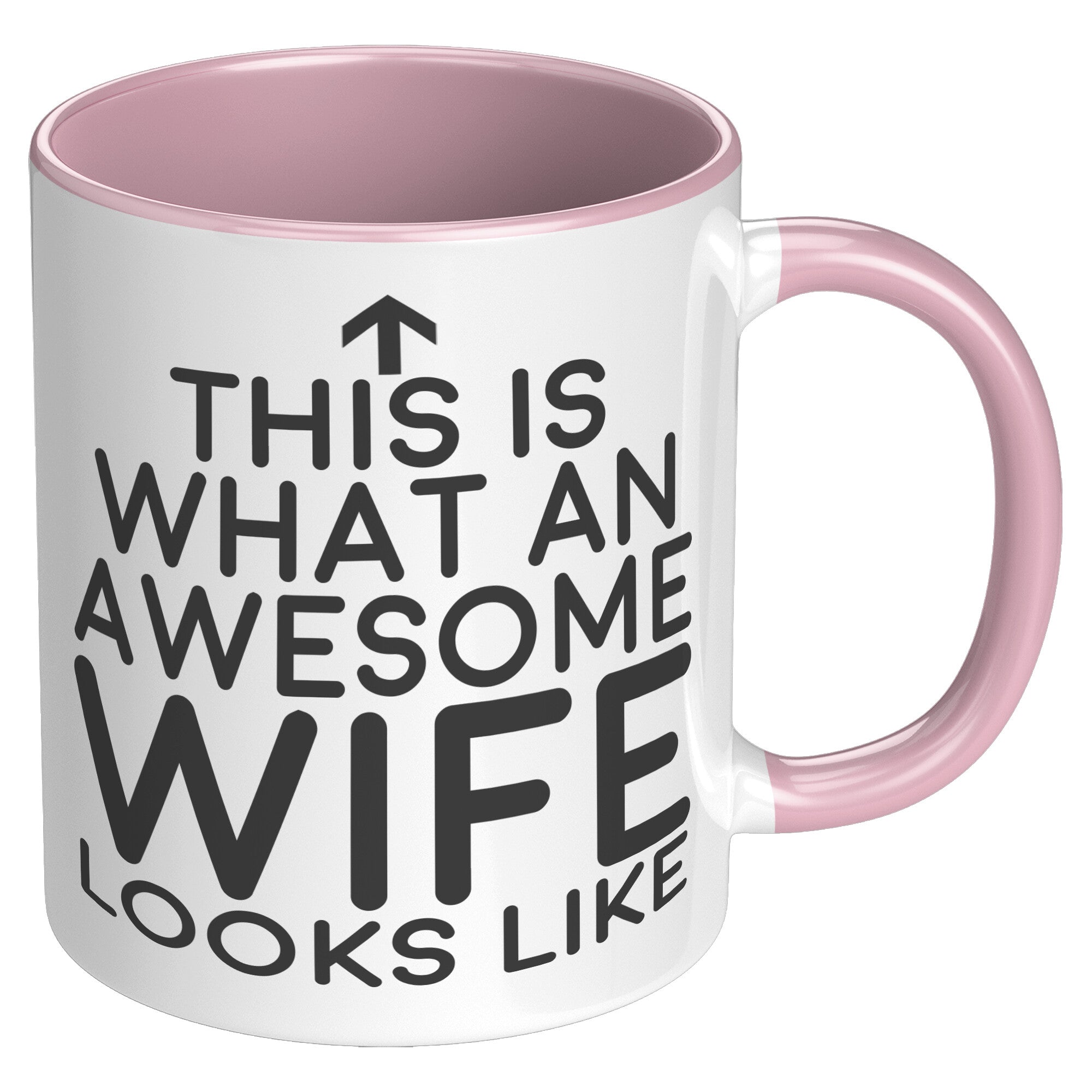 11oz Accent Mug - This Is What An Awesome Wife Looks Like