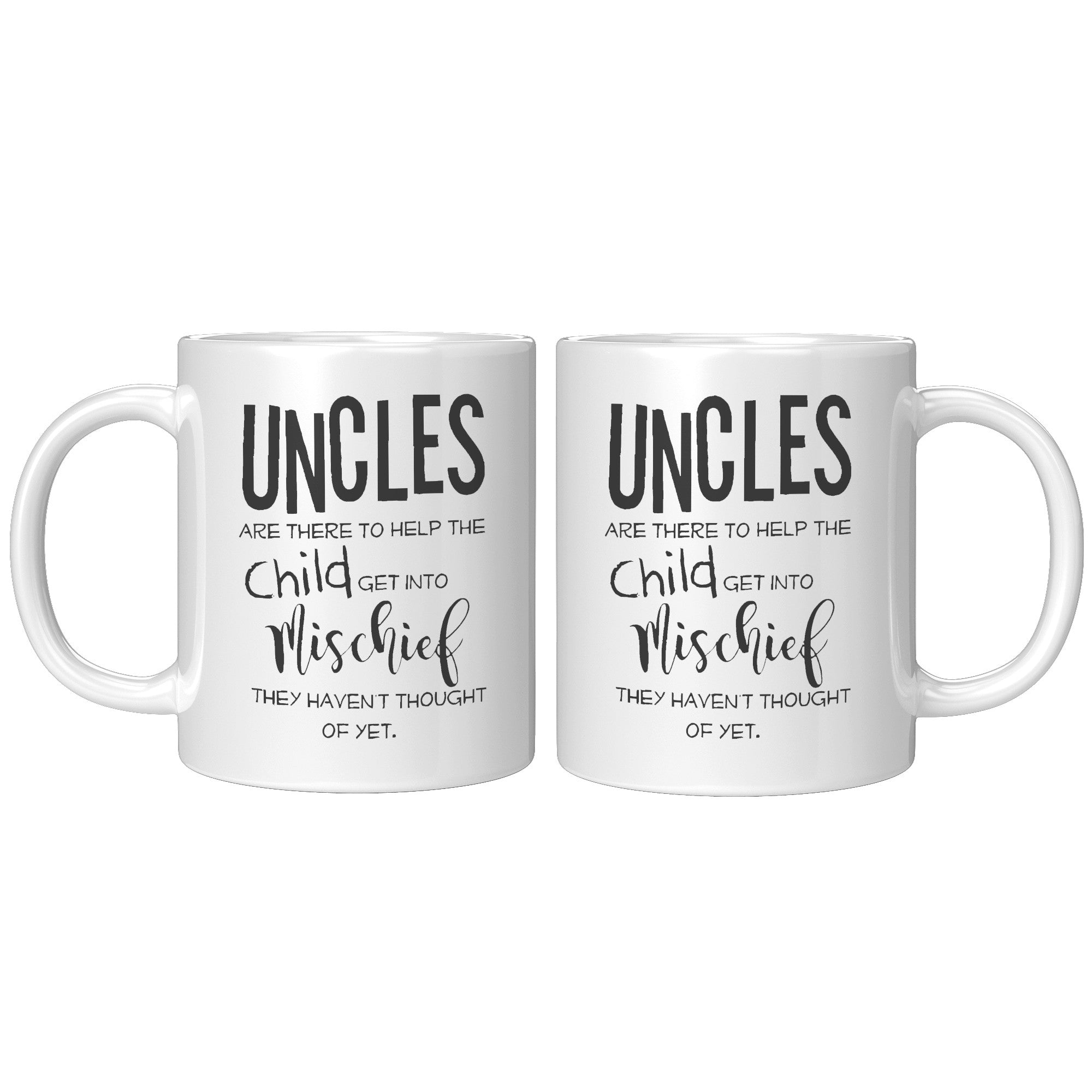 11oz Accent Mug - Uncles There To Help