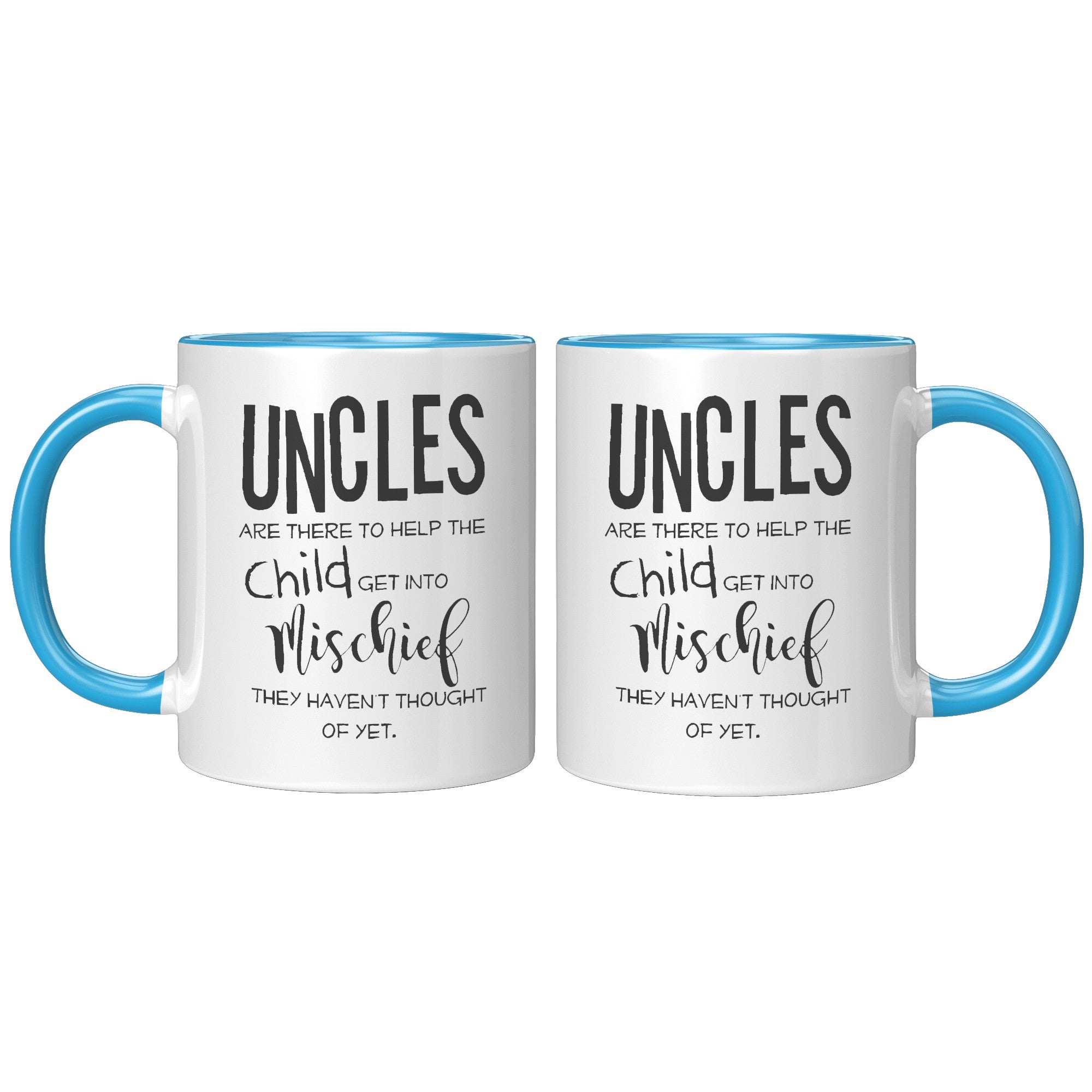 11oz Accent Mug - Uncles There To Help